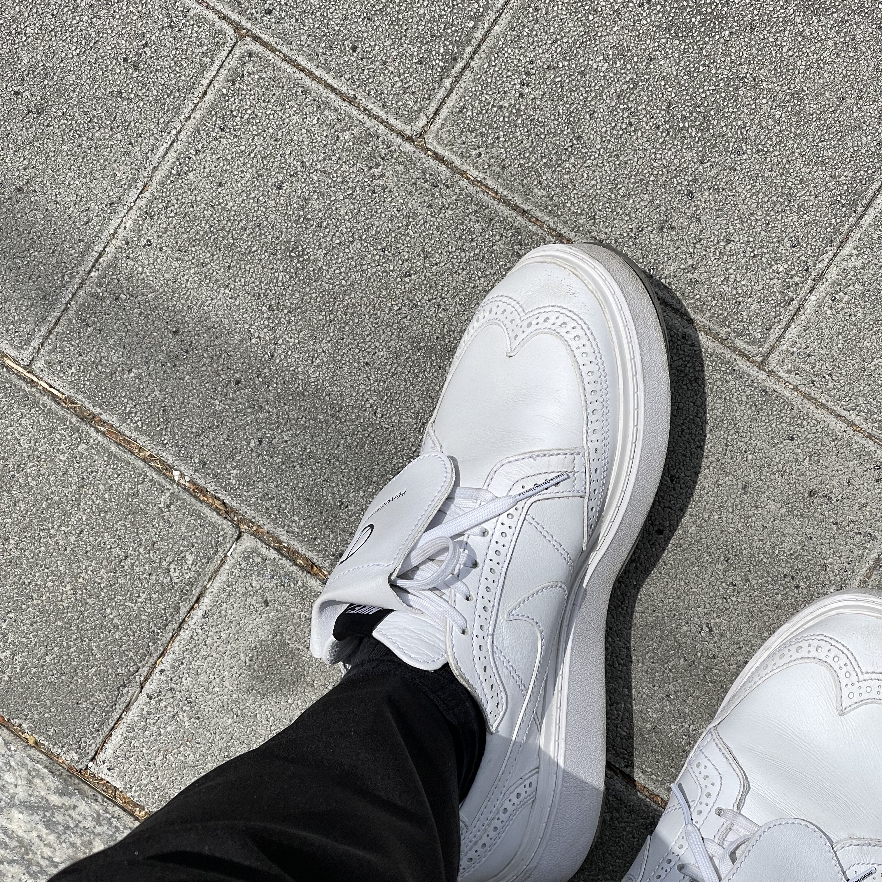 Nike x Peaceminusone Kwondo1 White 착용 스타일 - 2