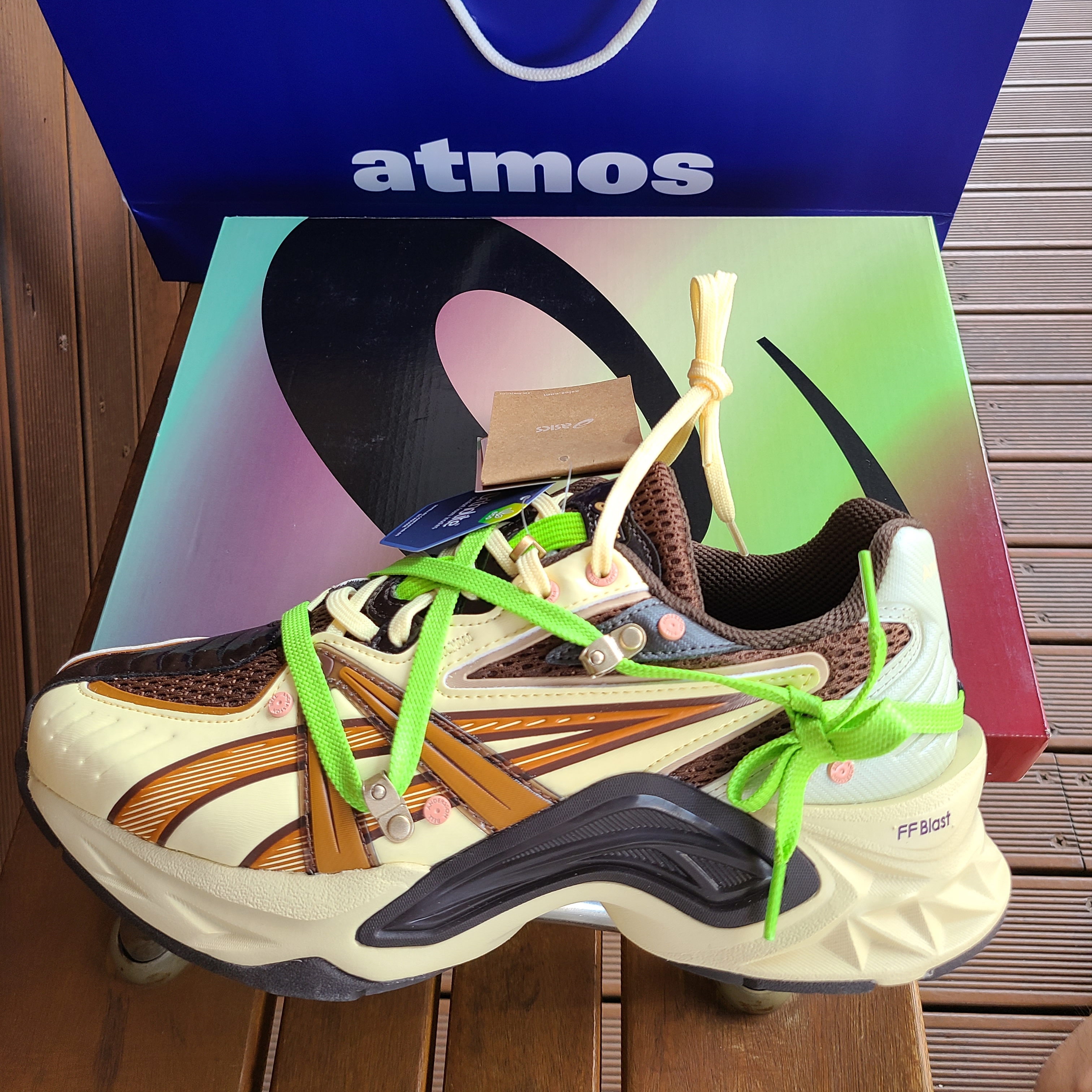 Asics x Andersson Bell HN2-S Protoblast Butter 착용 스타일 - 1