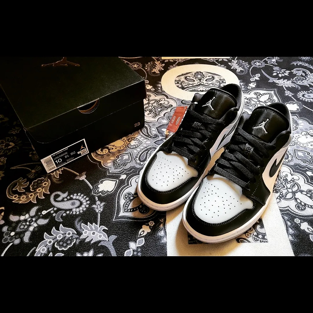 Jordan 1 Low Light Smoke Grey Black 착용 스타일 - 2