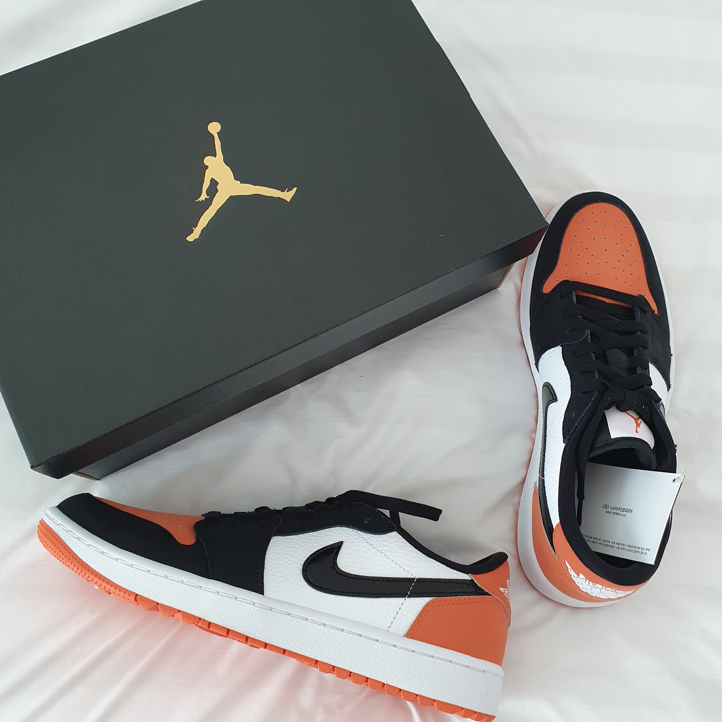 Jordan 1 Low Golf Starfish 착용 스타일