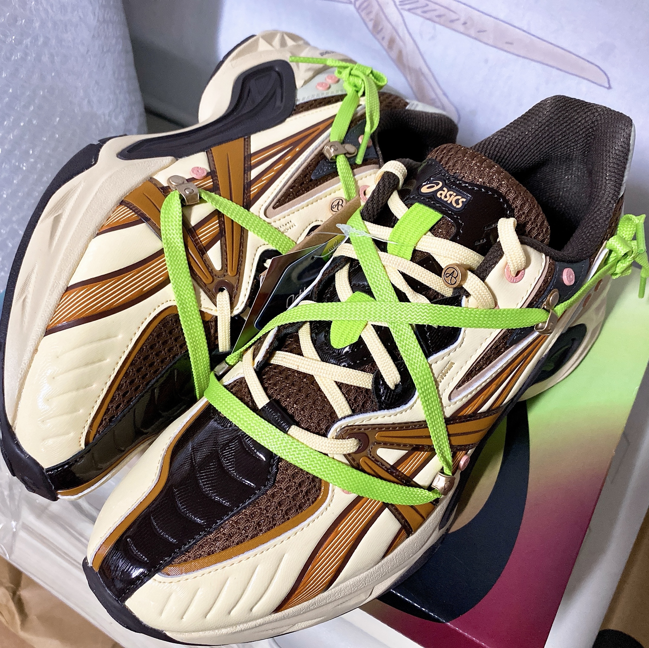 Asics x Andersson Bell HN2-S Protoblast Butter 착용 스타일 - 2