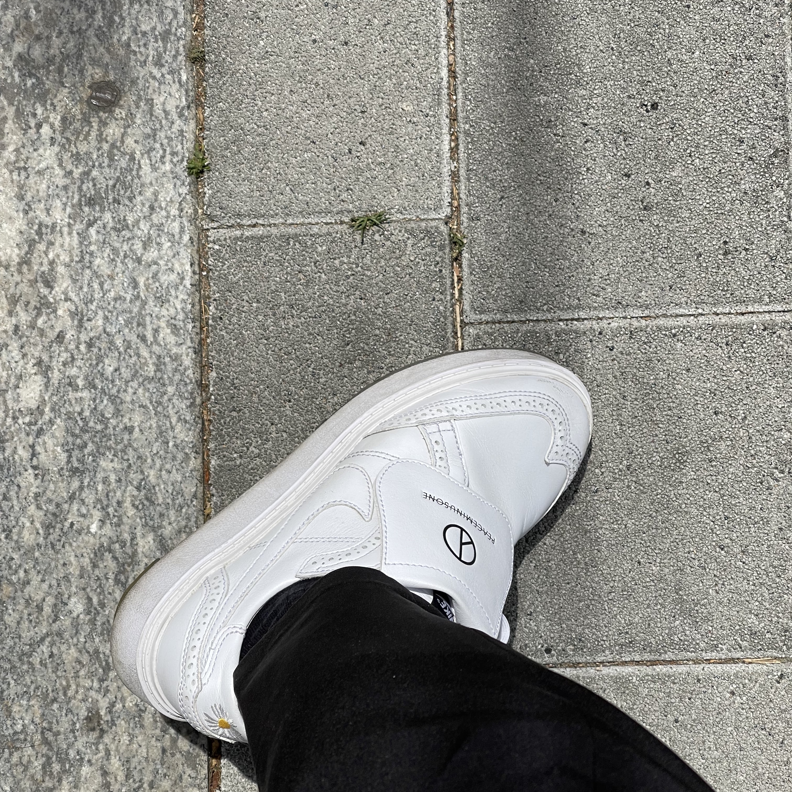 Nike x Peaceminusone Kwondo1 White 착용 스타일 - 3