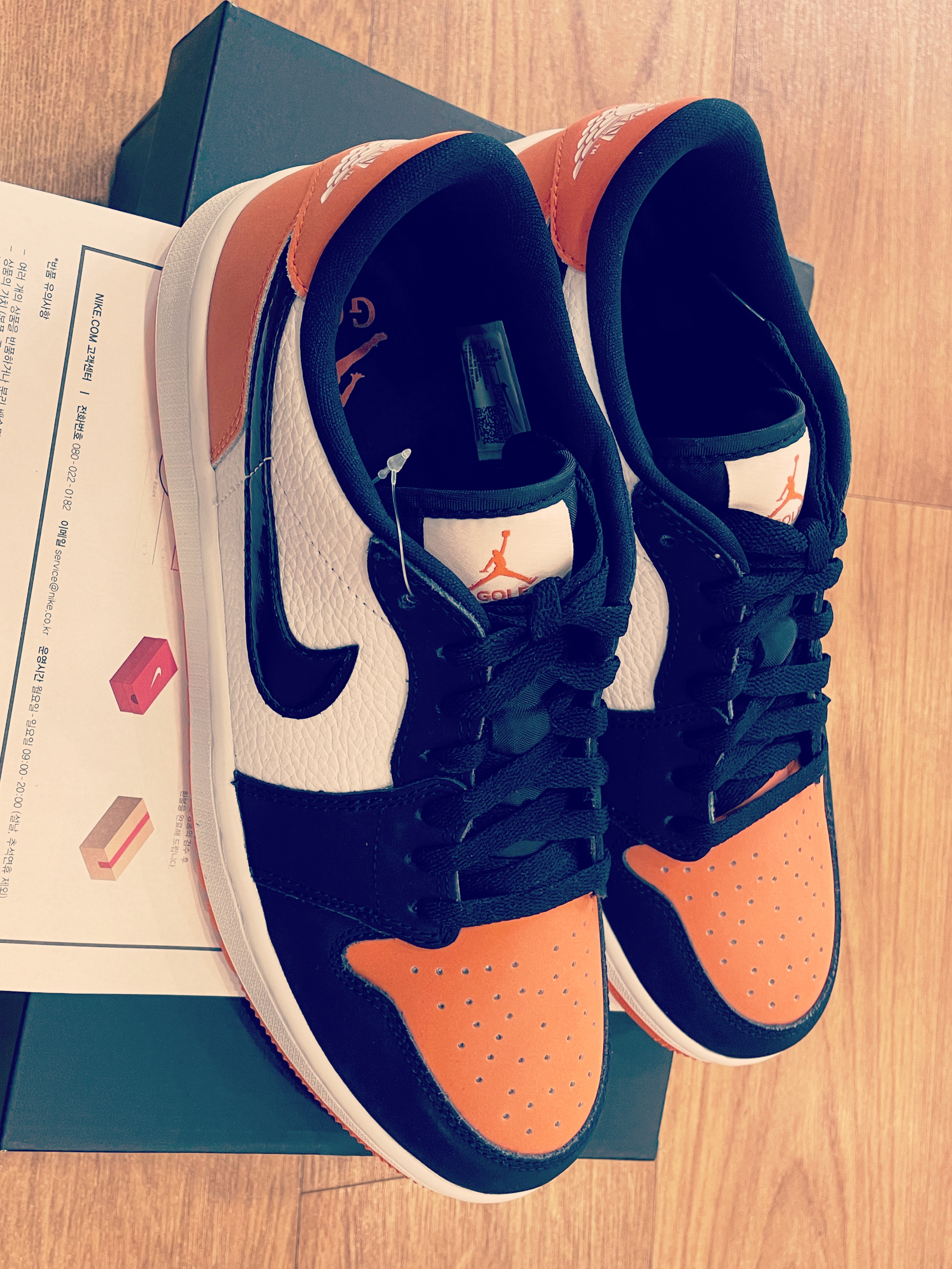 Jordan 1 Low Golf Starfish 착용 스타일