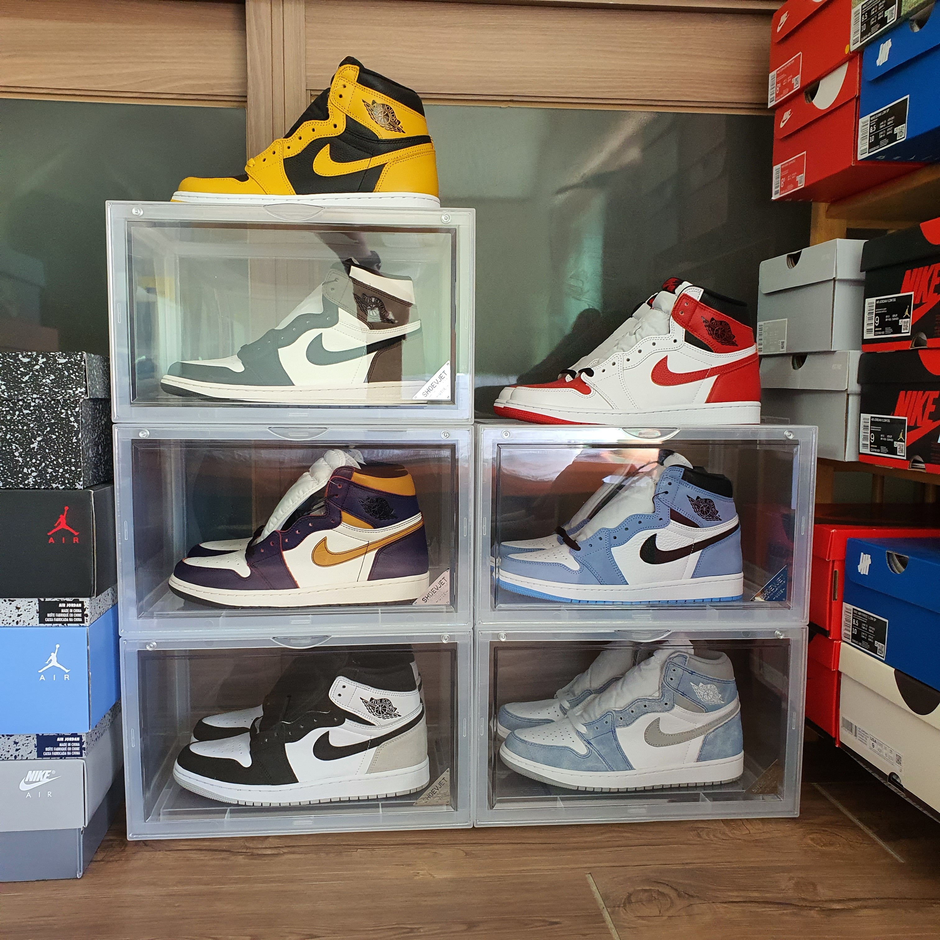 Jordan 1 Retro High OG Pollen, Jordan 1 Retro High OG Black Mocha 착용 스타일