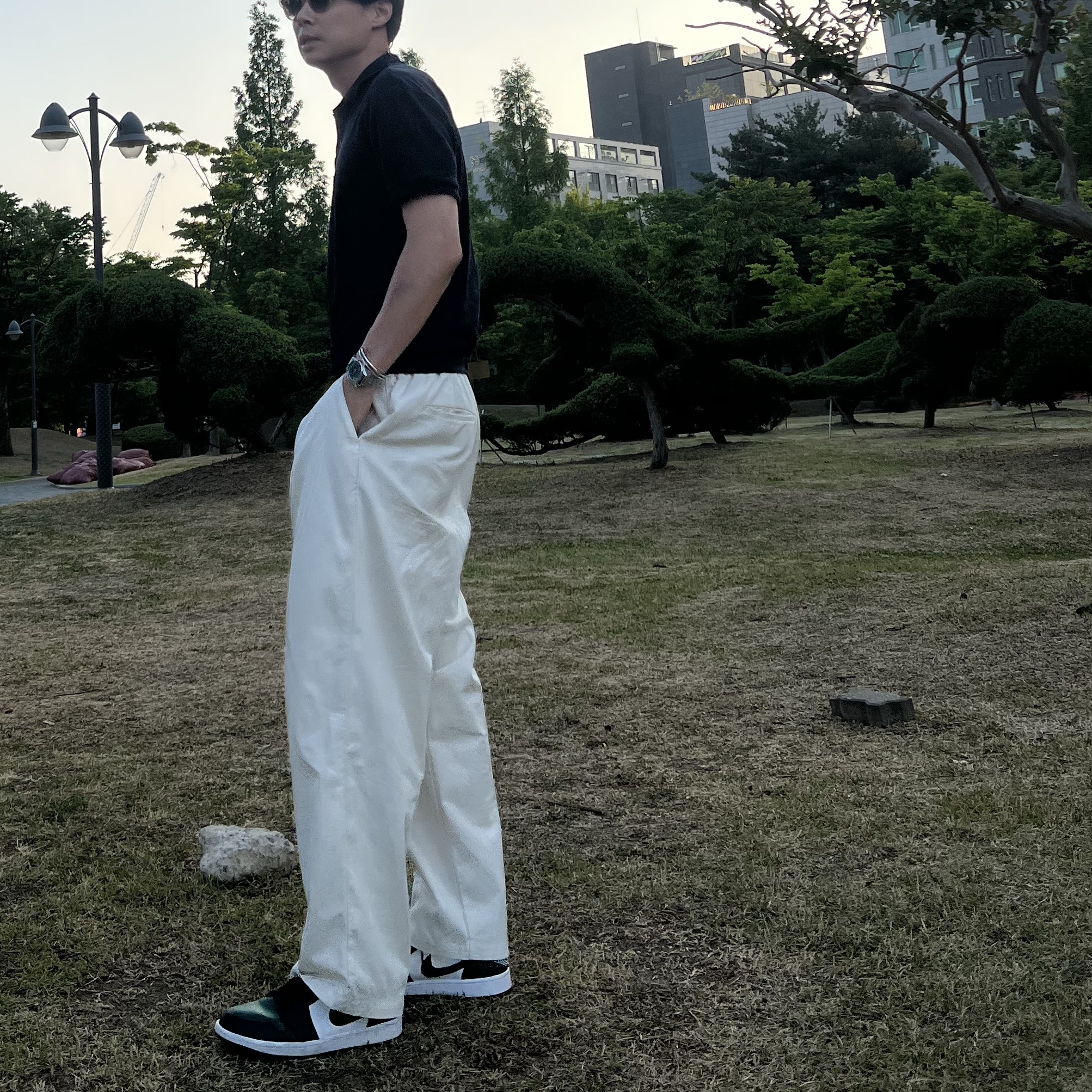 Jordan 1 Low Green Toe 착용 스타일
