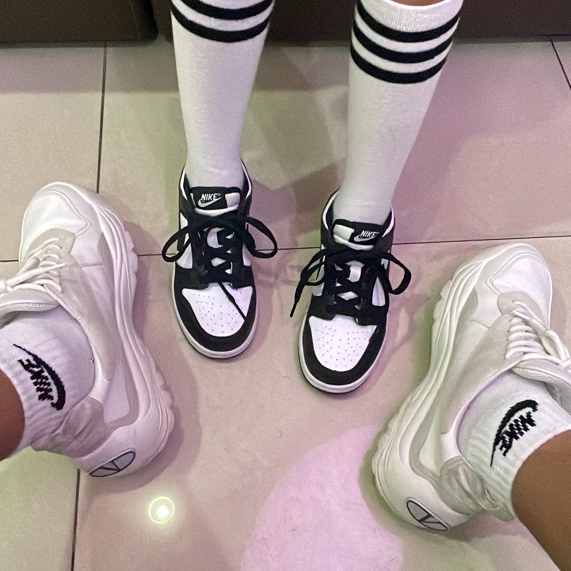 (PS) Nike Dunk Low Black 착용 스타일