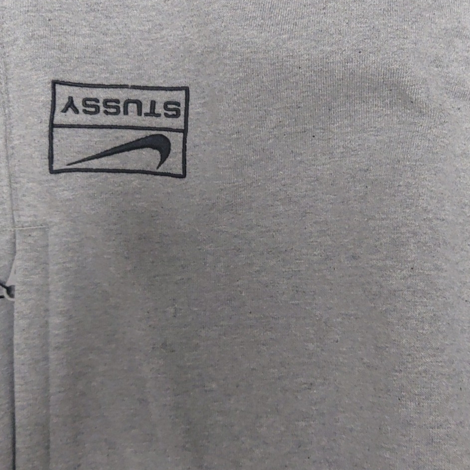 Nike x Stussy NRG RA Fleece Pants Dark Grey Heather (DJ9490-063) 착용 스타일