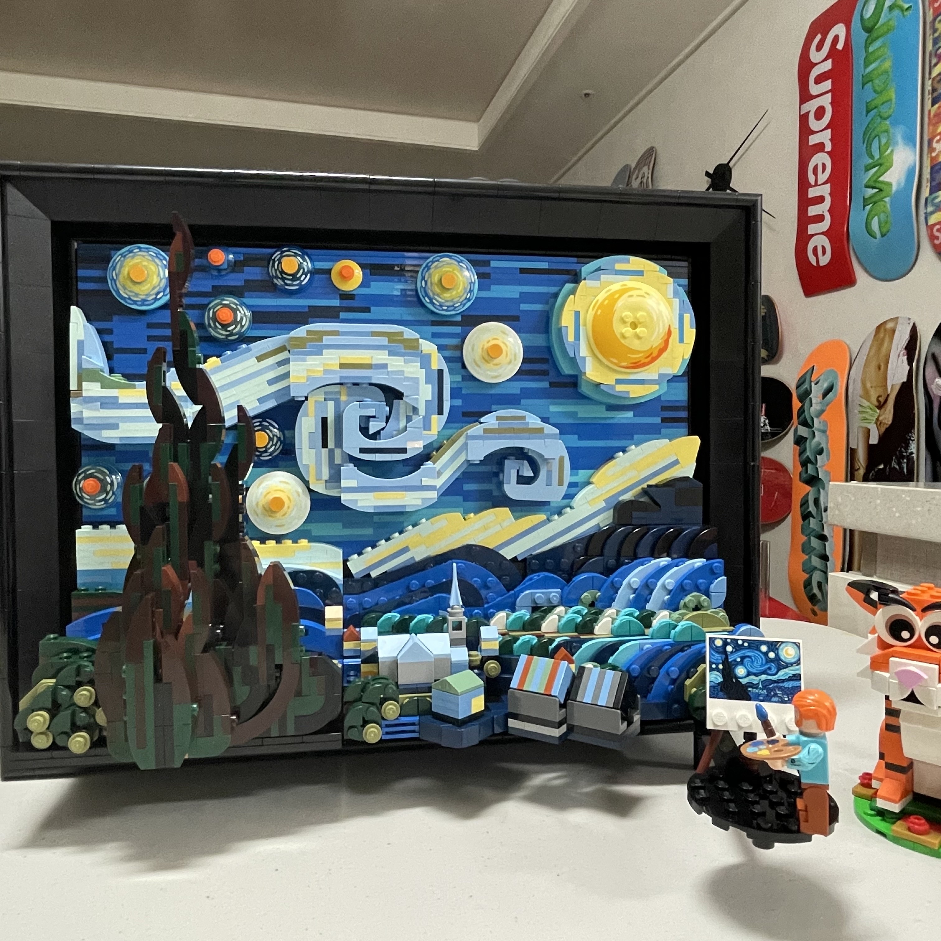 Lego Vincent Van Gogh The Starry Night, Lego Year of the Tiger 착용 스타일
