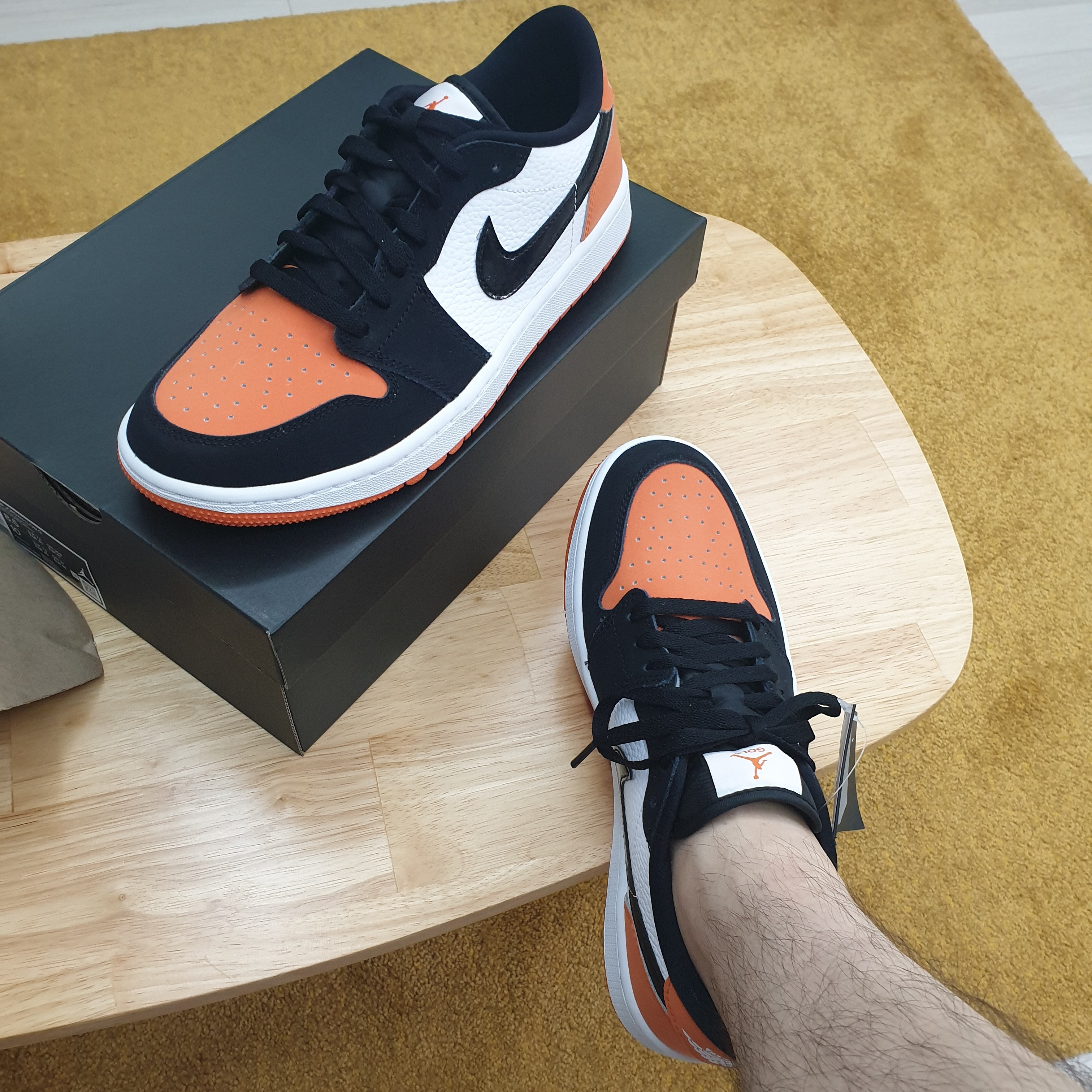 Jordan 1 Low Golf Starfish 착용 스타일 - 1
