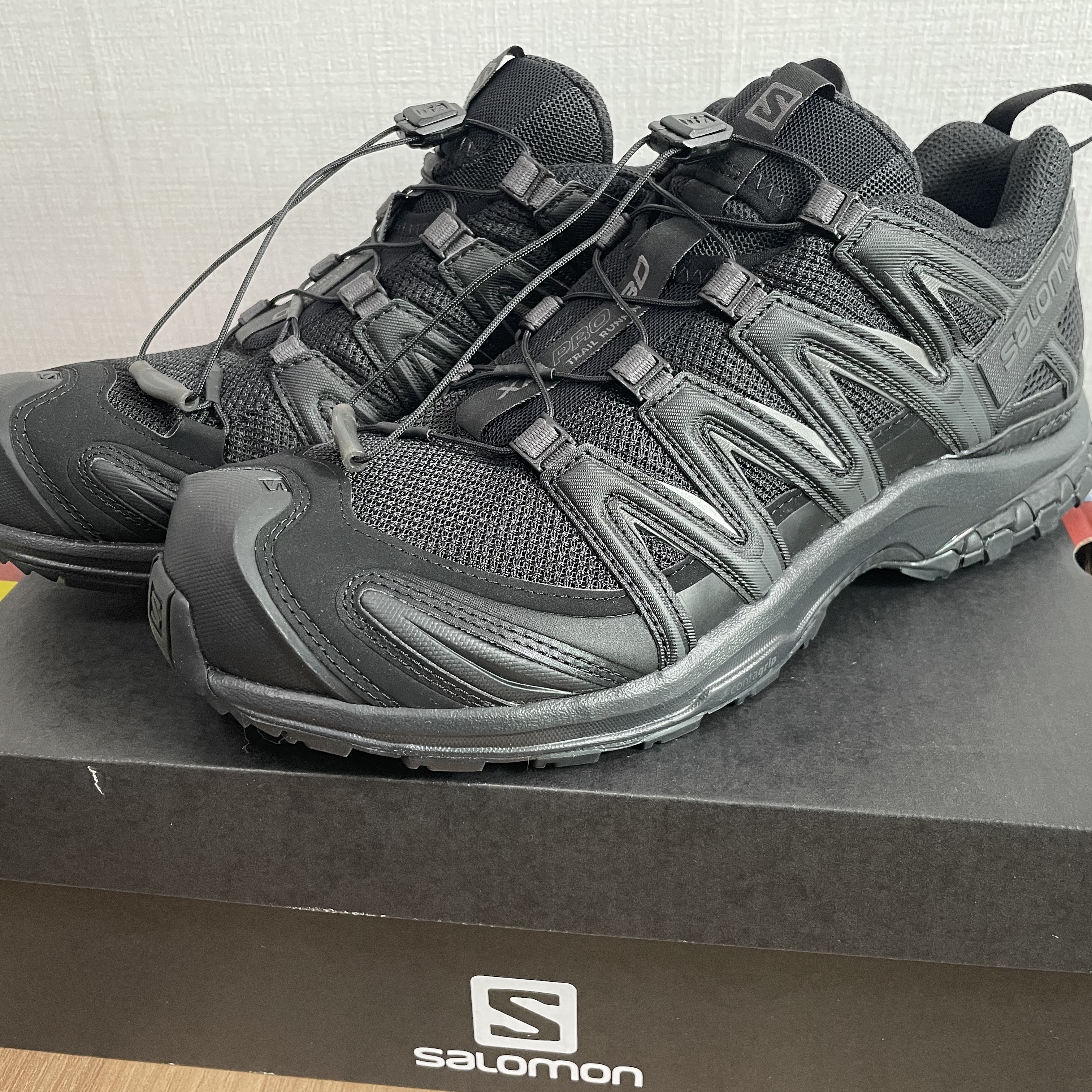 Salomon XA Pro 3D Black Magnet 착용 스타일 - 1