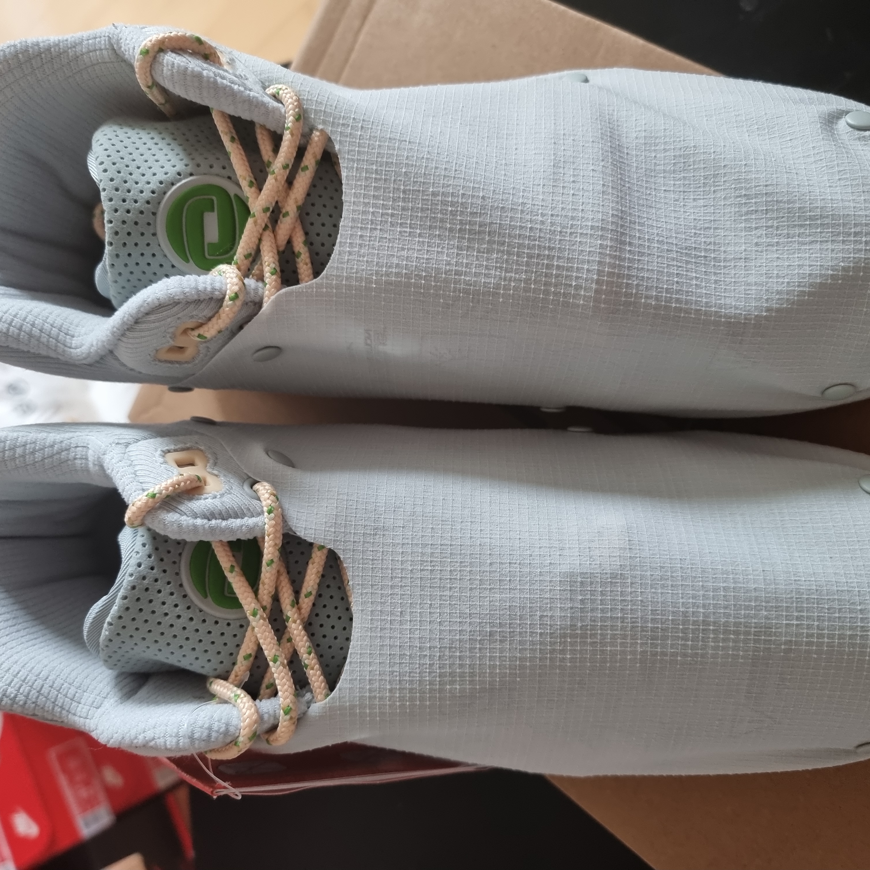 Nike x Travis Scott Nike Air Trainer 1 Grey Haze and Dusty Sage 착용 스타일 - 1