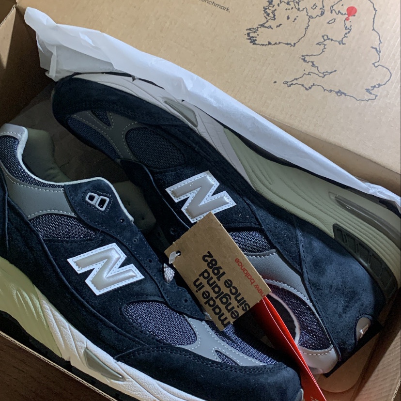 New Balance 991 Made in UK Navy 착용 스타일