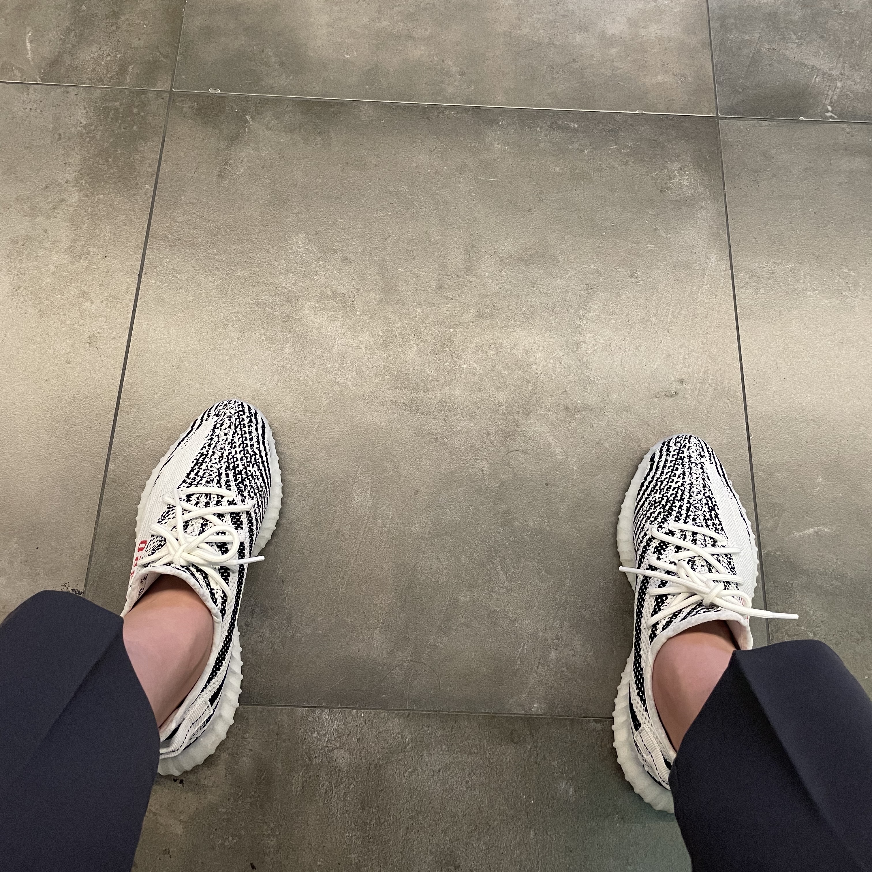 Adidas Yeezy Boost 350 V2 Zebra 2022/2023 착용 스타일