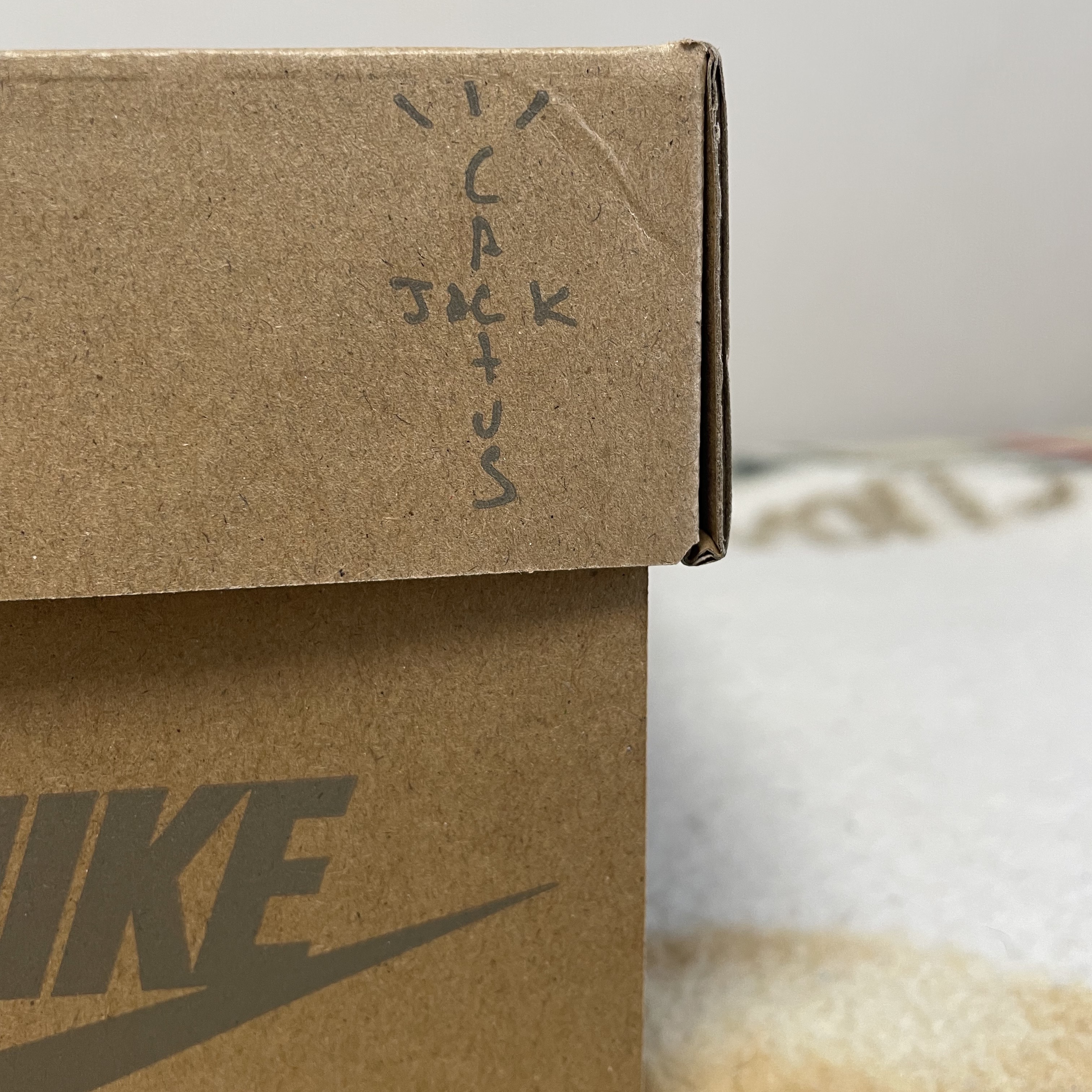 Nike x Travis Scott Air Max 1 Cact.us Gold 착용 스타일 - 1