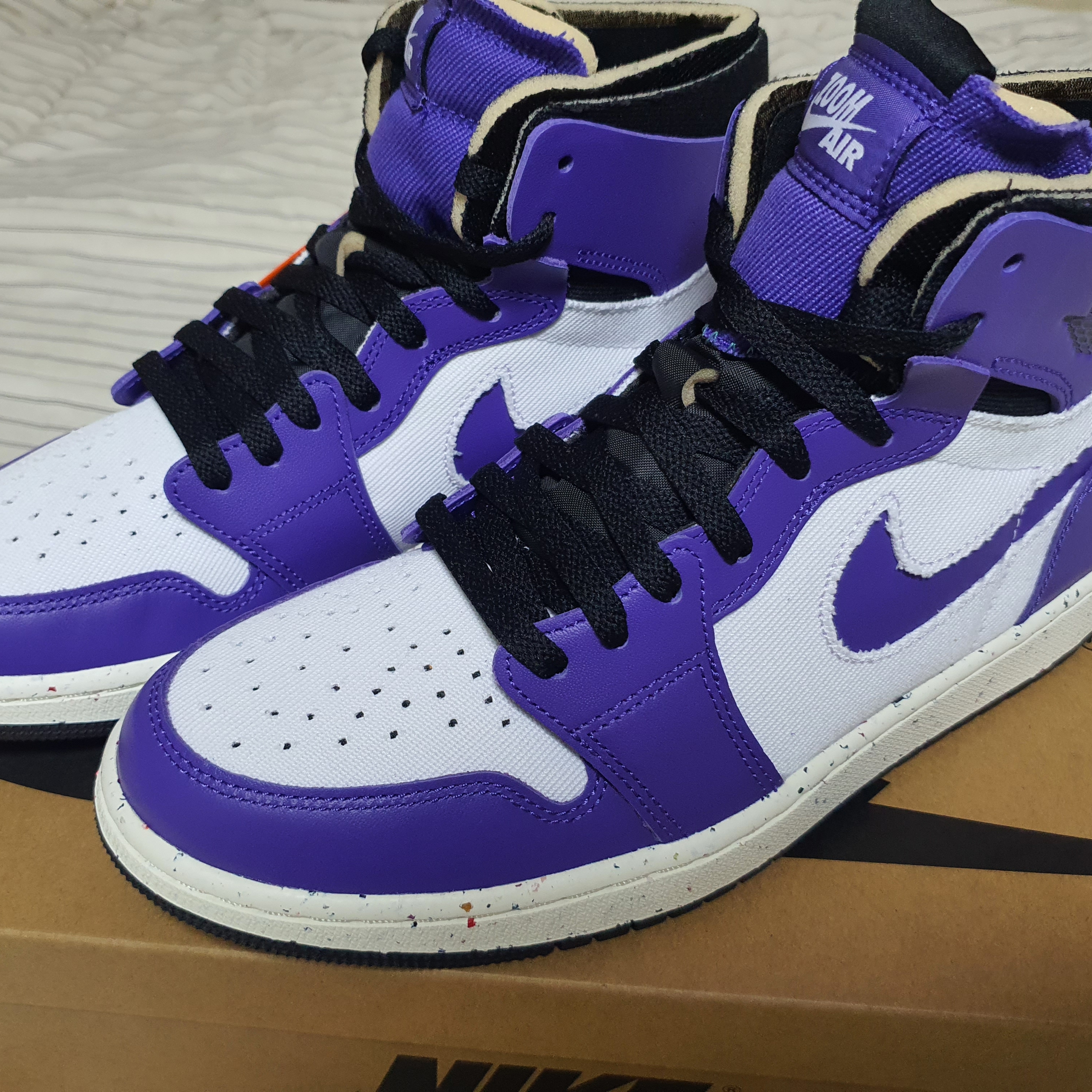 Jordan 1 Zoom Air CMFT Dark Iris 착용 스타일