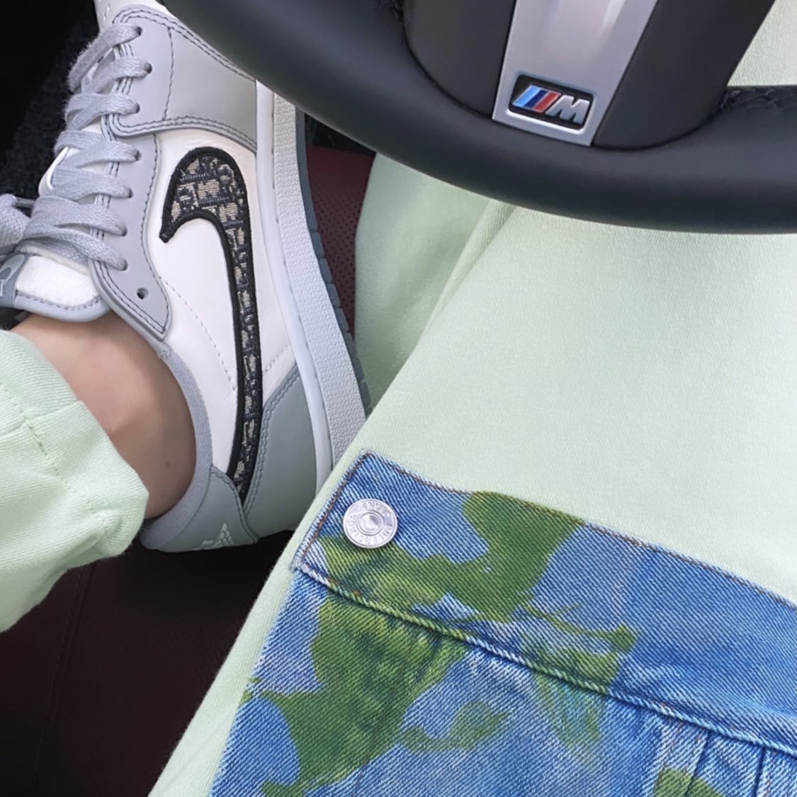 Jordan 1 x Dior Low OG 착용 스타일