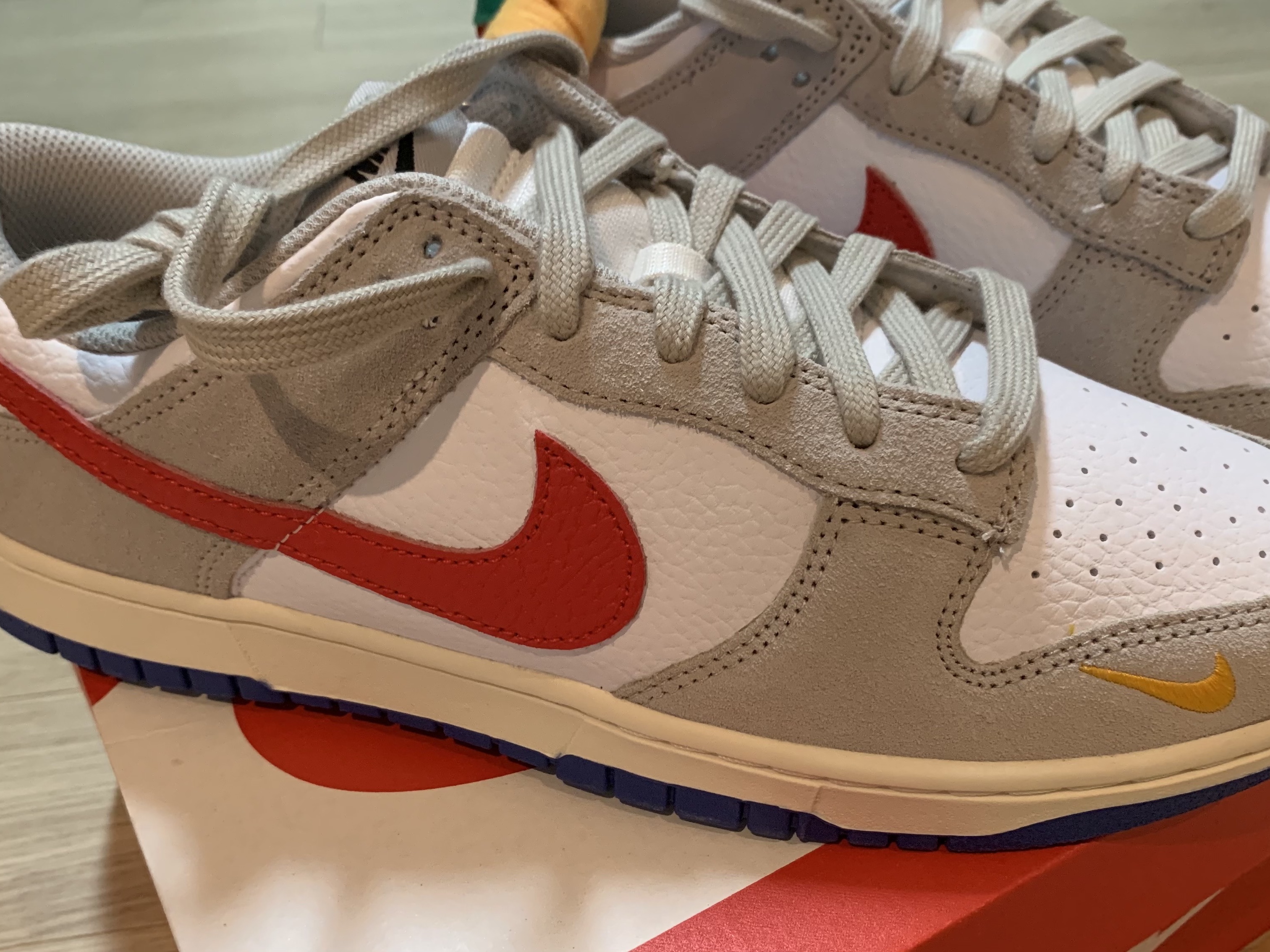 Nike Dunk Low Light Iron Ore 착용 스타일 - 3