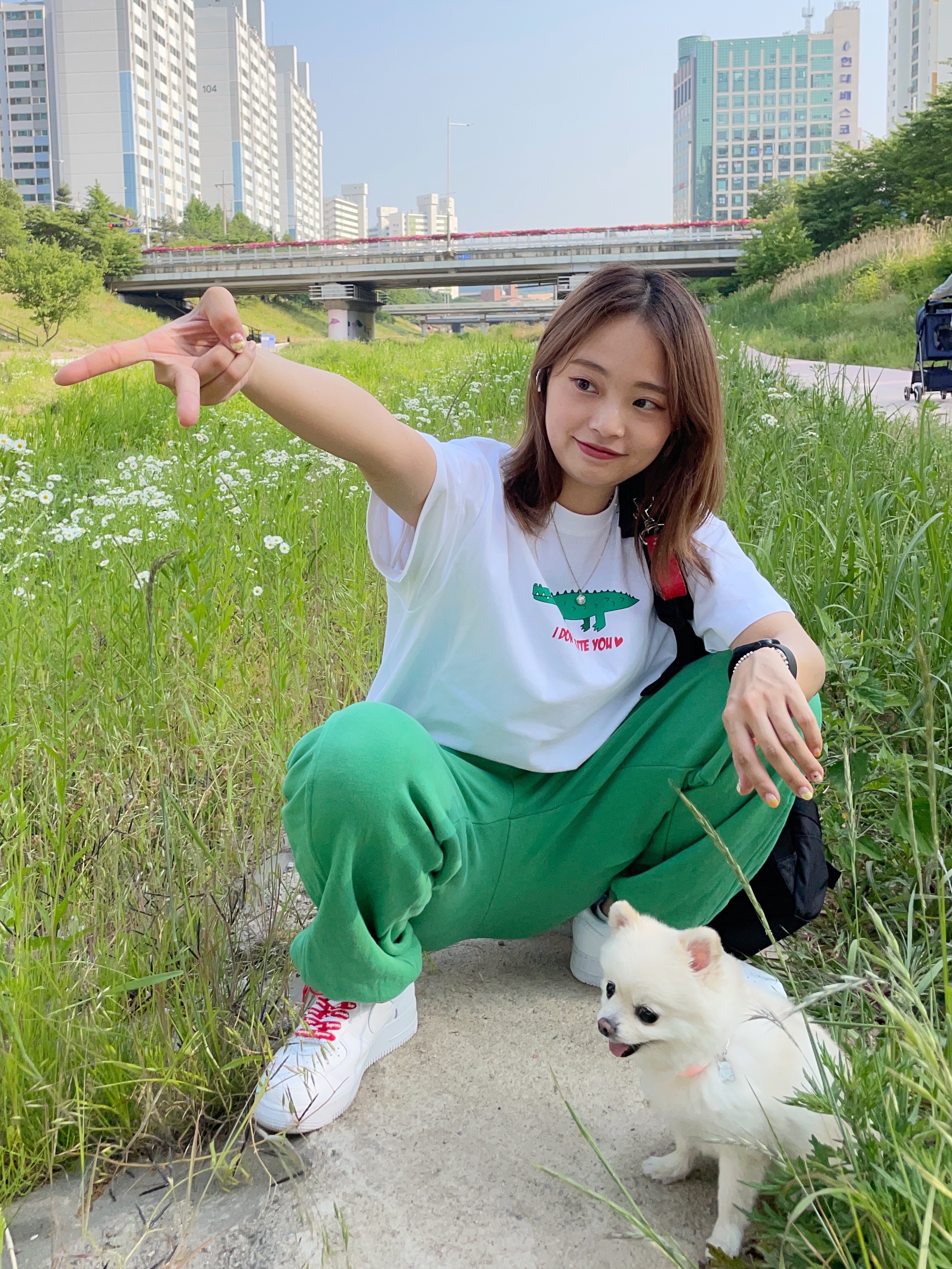 Nike x Supreme Air Force 1 Low White 착용 스타일 - 2
