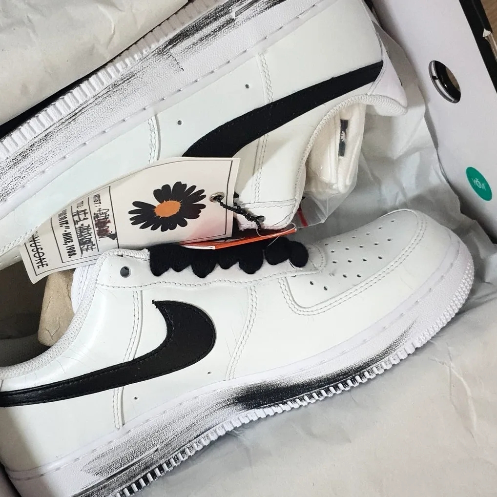 Nike x Peaceminusone Air Force 1 Low Para-Noise 2.0 착용 스타일 - 4