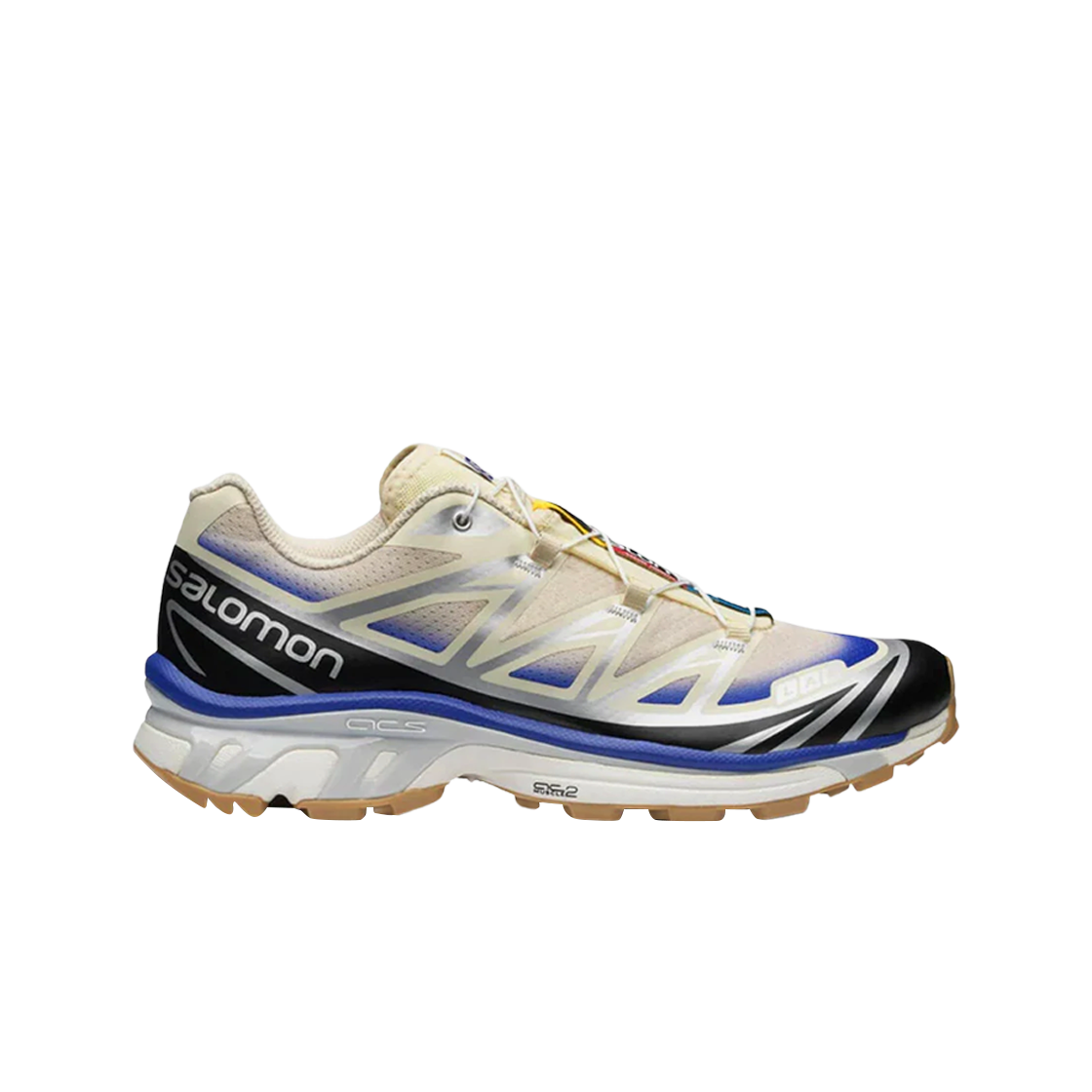 살로몬 XT-6 스카이라인 블리치드 샌드 다즐링 블루
