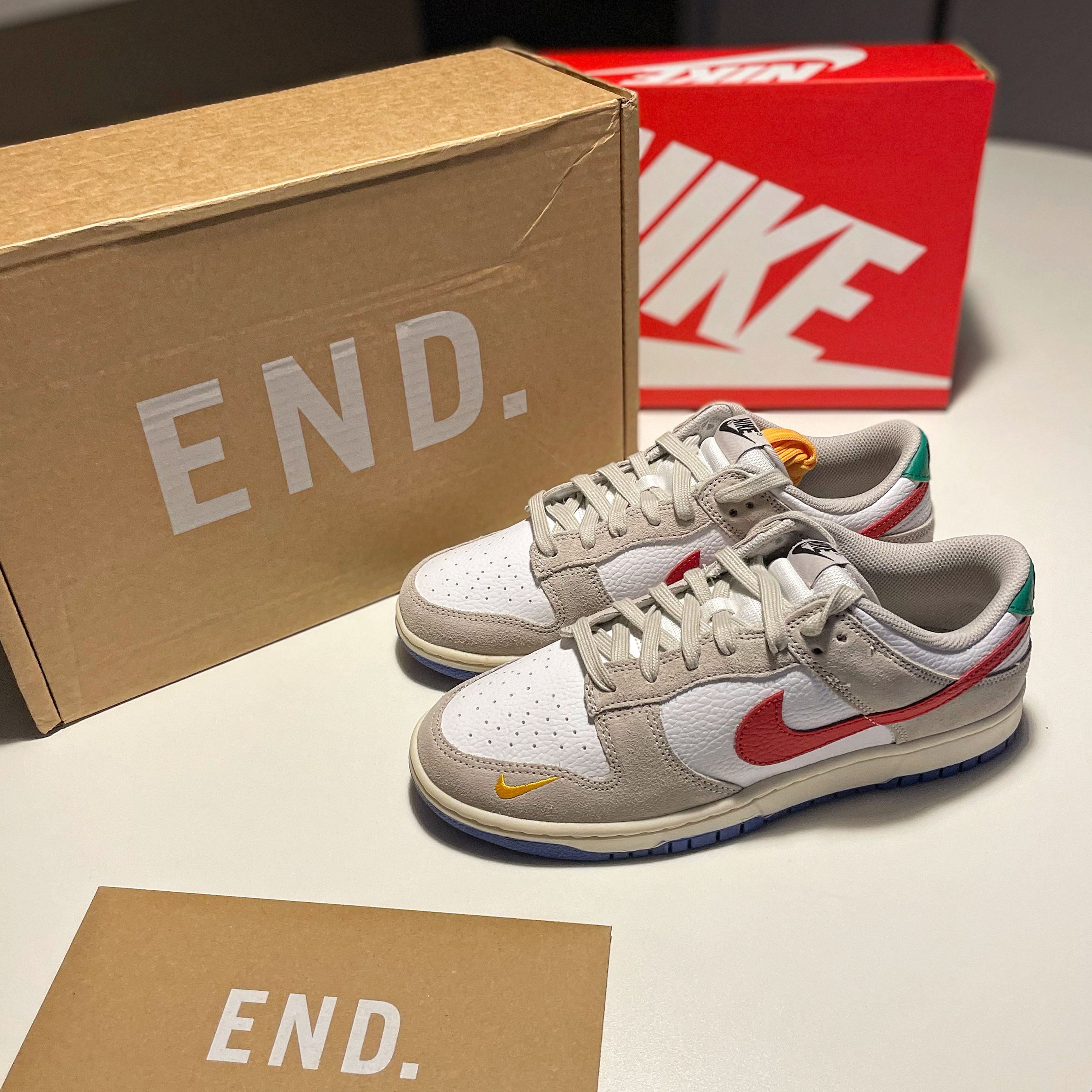 Nike Dunk Low Light Iron Ore 착용 스타일