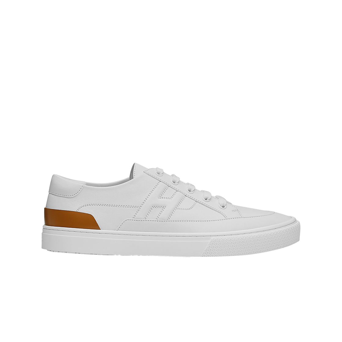H212857ZH90 Hermes Deep Sneakers Calfskin & Blanc