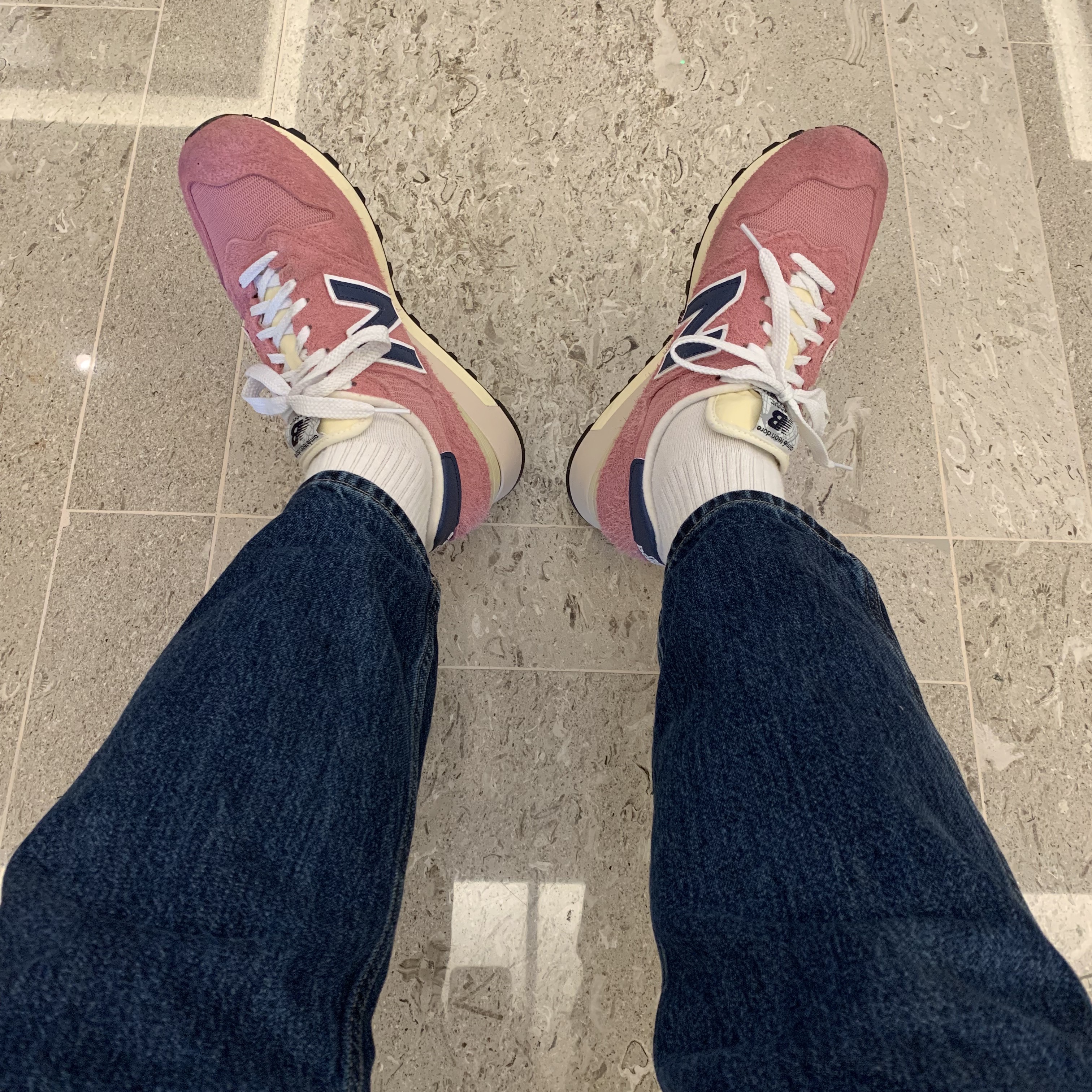 New Balance x Aime Leon Dore 1300 Dusty Pink 착용 스타일