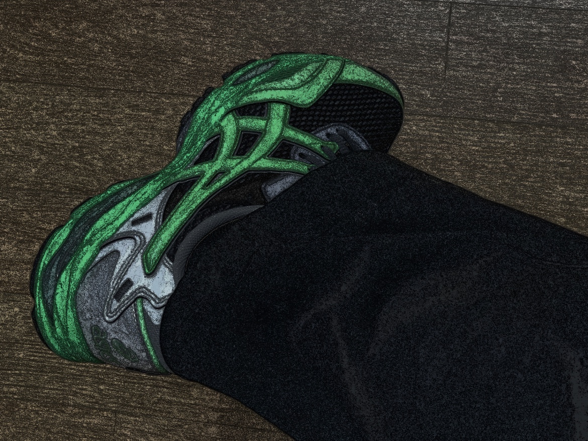 Asics HS2-S Gel-MC Plus Sea Glass Graphite Grey 착용 스타일 - 3