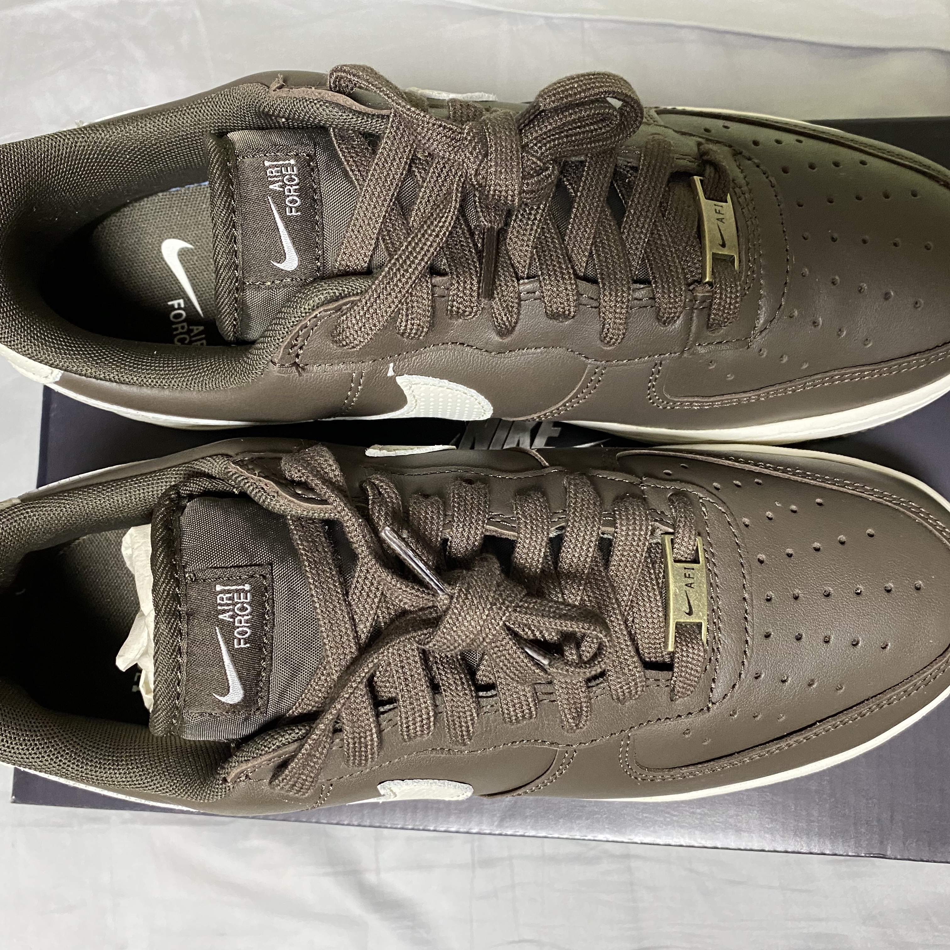 Nike Air Force 1 '07 Craft Dark Chocolate 착용 스타일 - 2