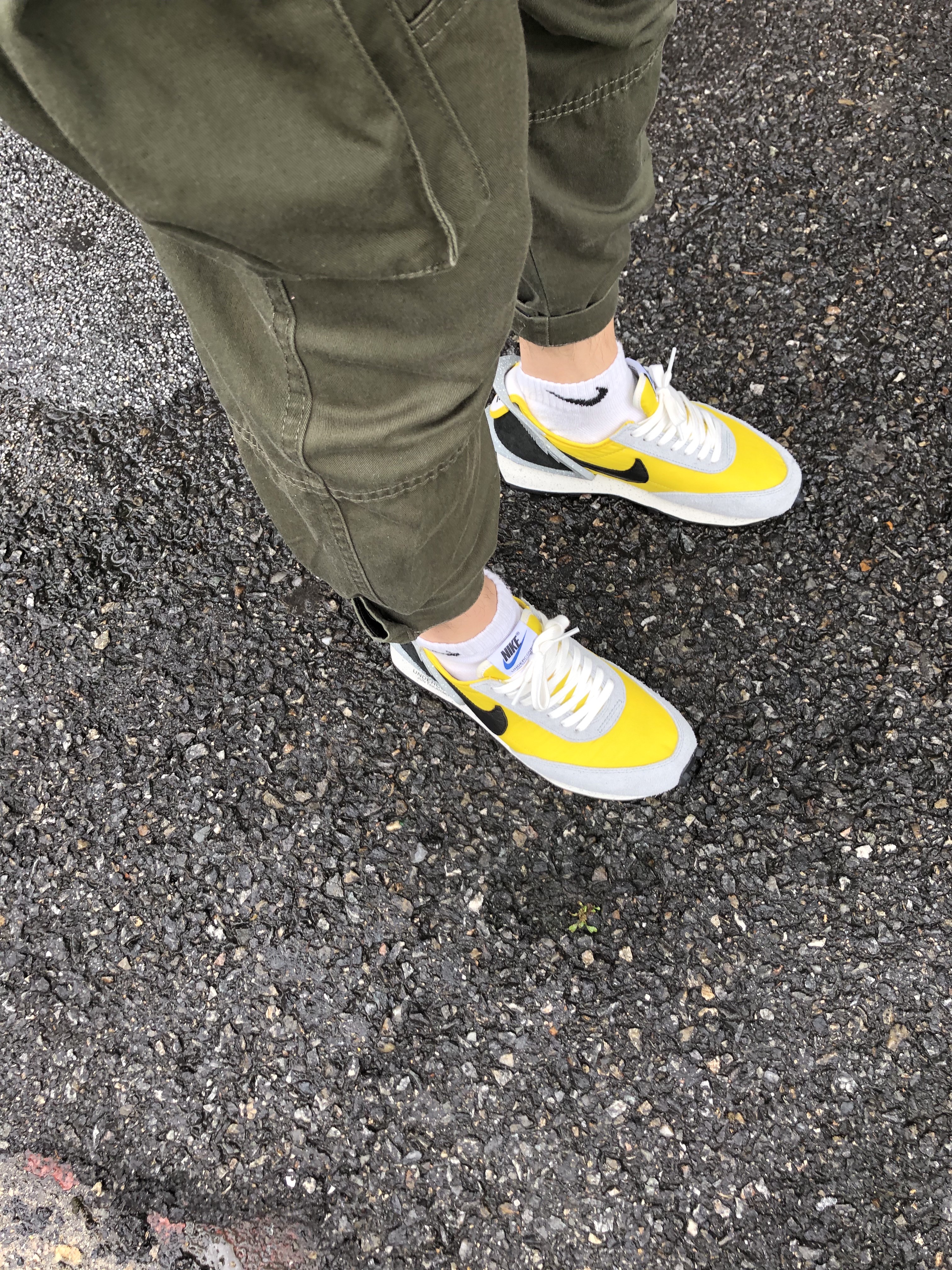 Nike x Undercover Daybreak Bright Citron 착용 스타일