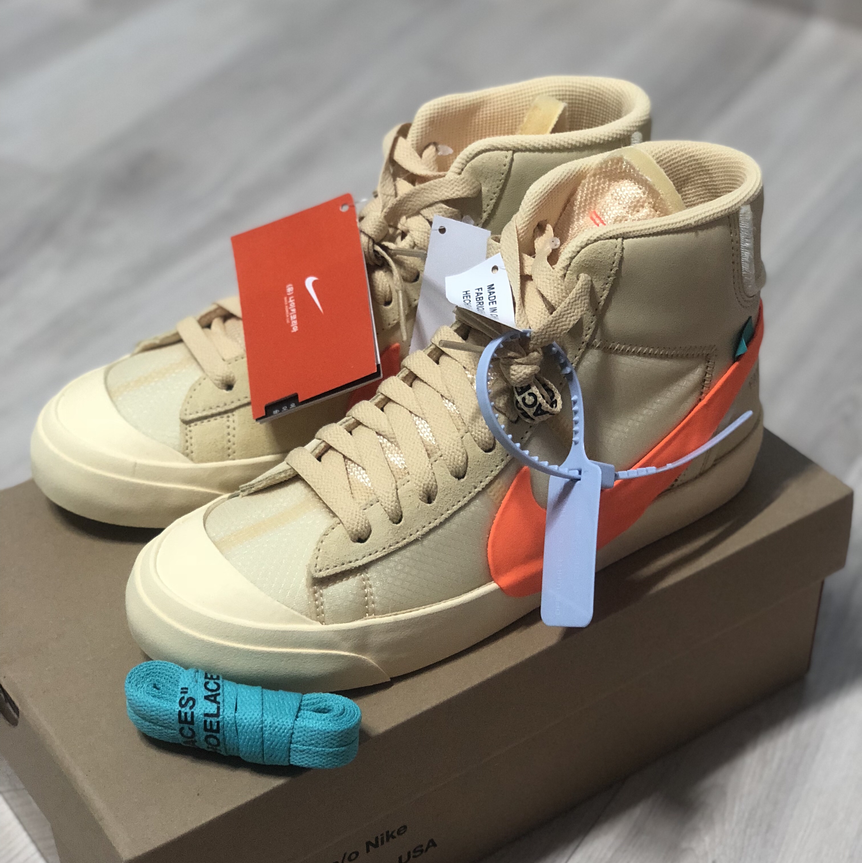 Nike x Off-White Blazer Mid Off-White All Hallow's Eve 착용 스타일