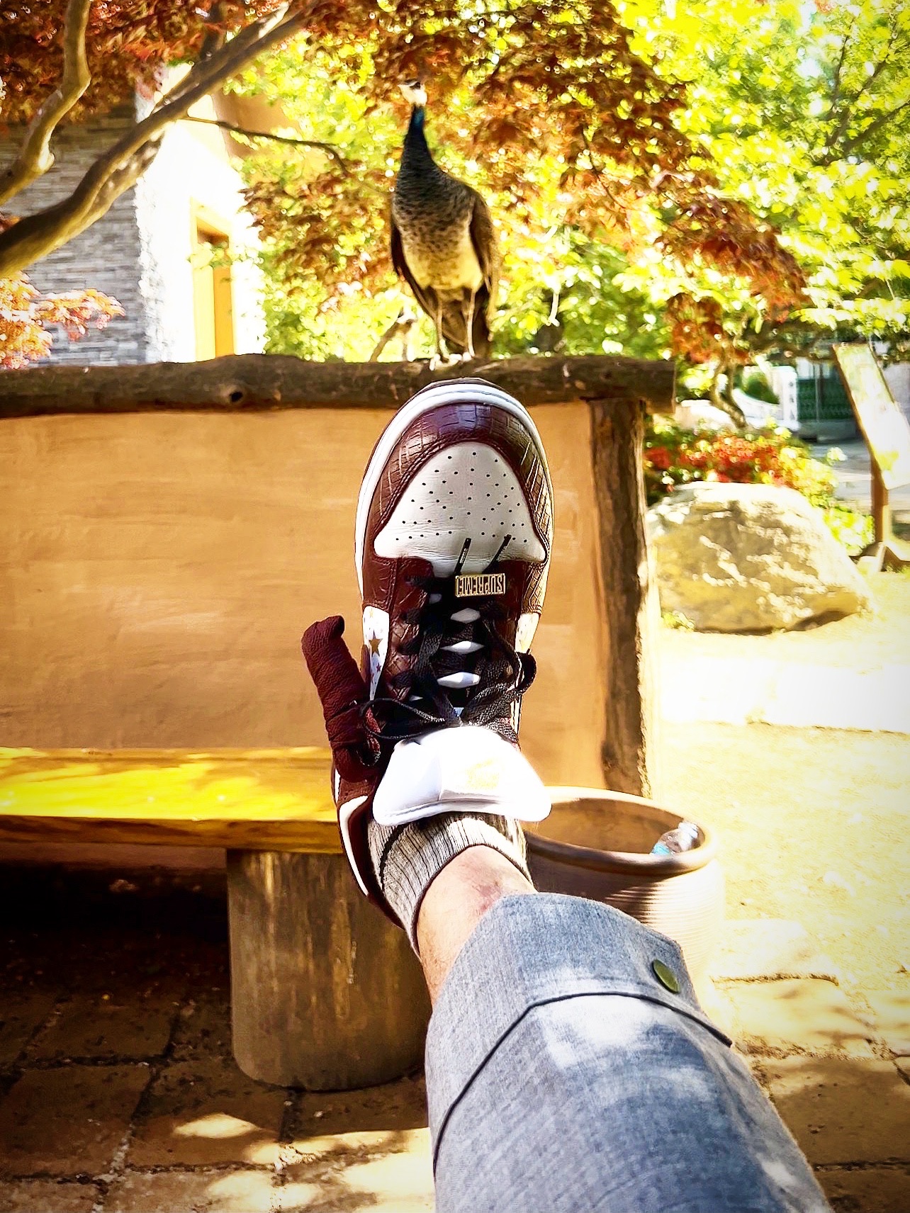 Nike x Supreme SB Dunk Low Barkroot Brown 착용 스타일 - 1