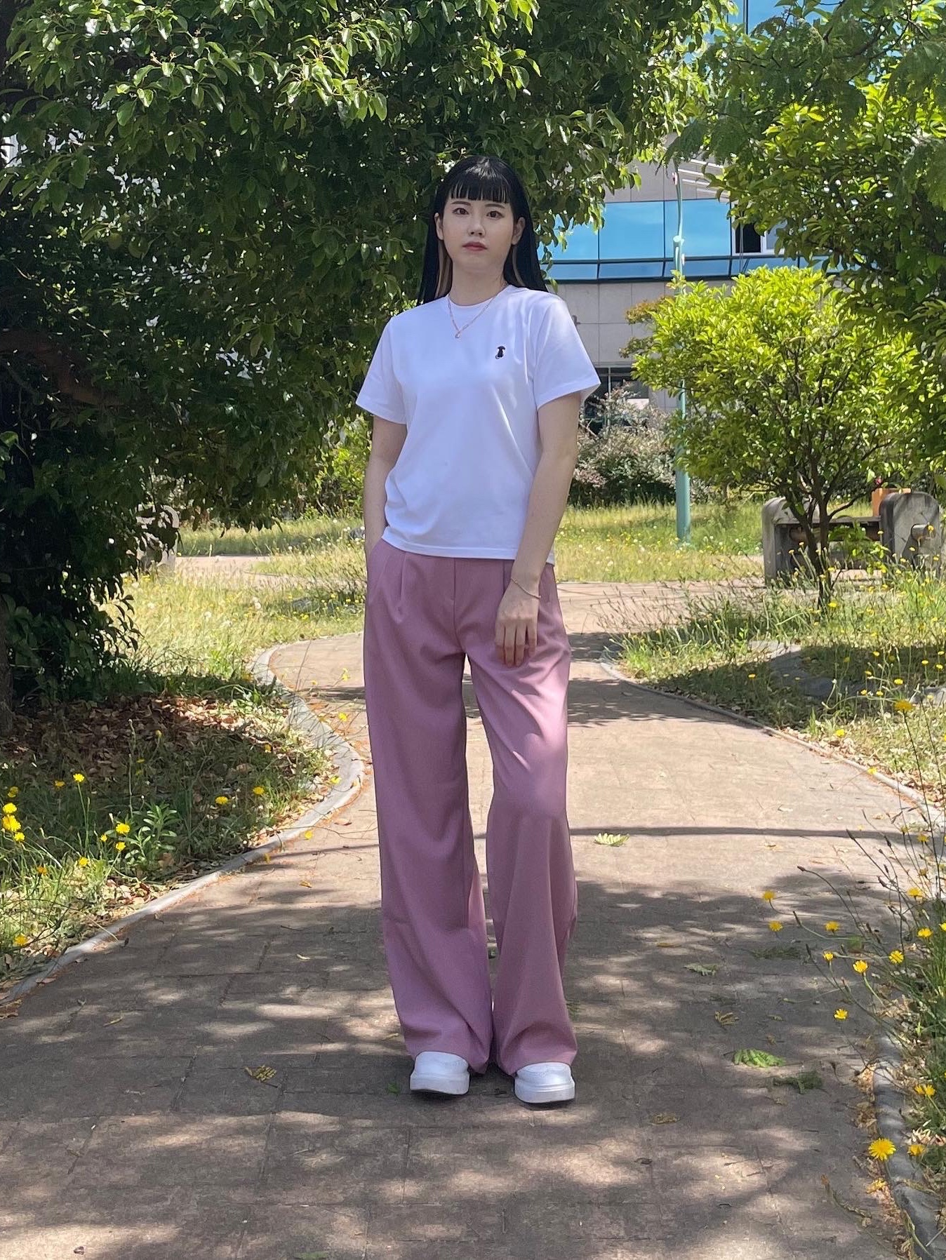 Nike x Peaceminusone Kwondo1 White 착용 스타일 - 1