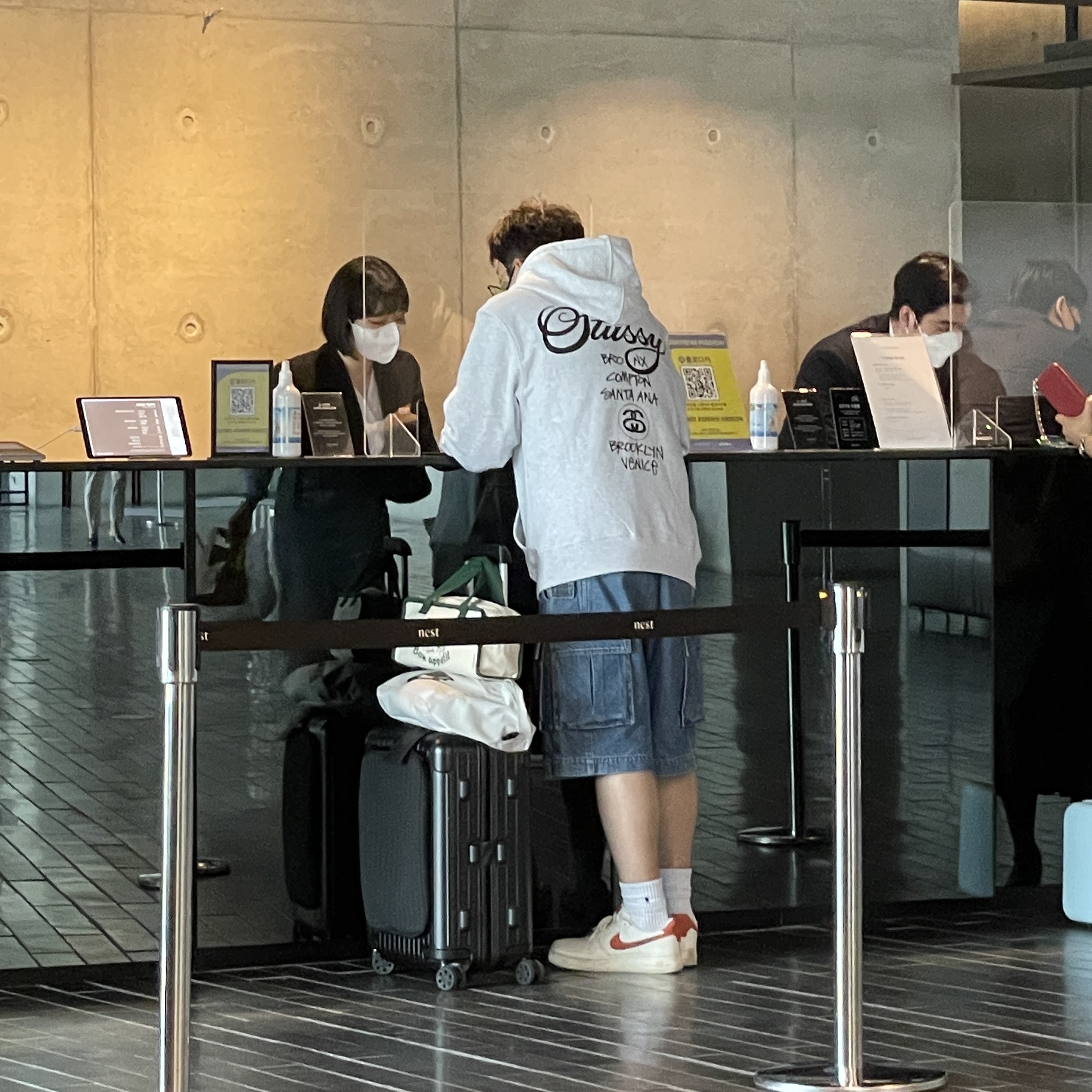 Nike Air Force 1 '07 Craft Mantra Orange, Stussy World Tour Zip Hoodie Ash Heather 2021 착용 스타일