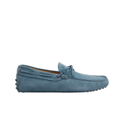Tod's Gommino Suede Driving Shoes Light Blue