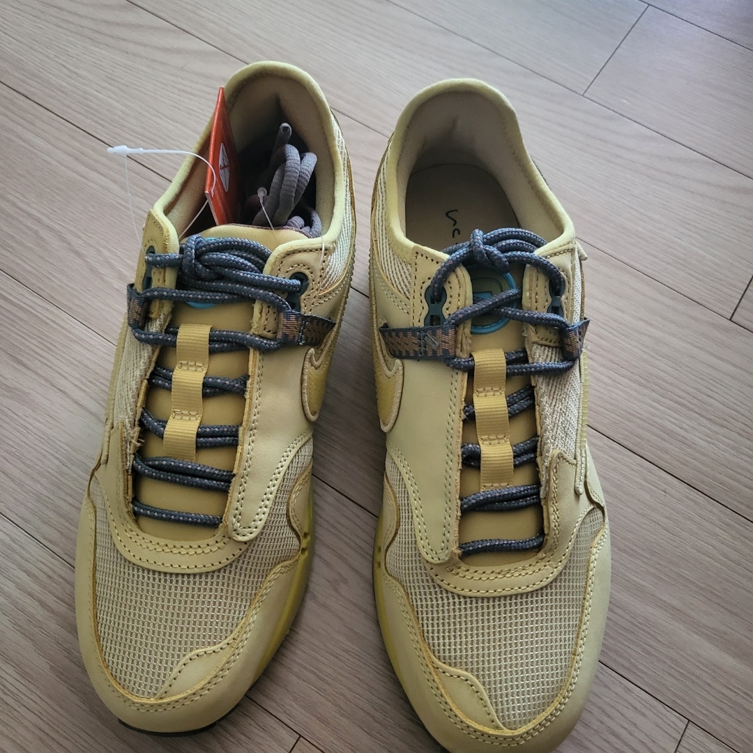 Nike x Travis Scott Air Max 1 Cact.us Gold 착용 스타일 - 2