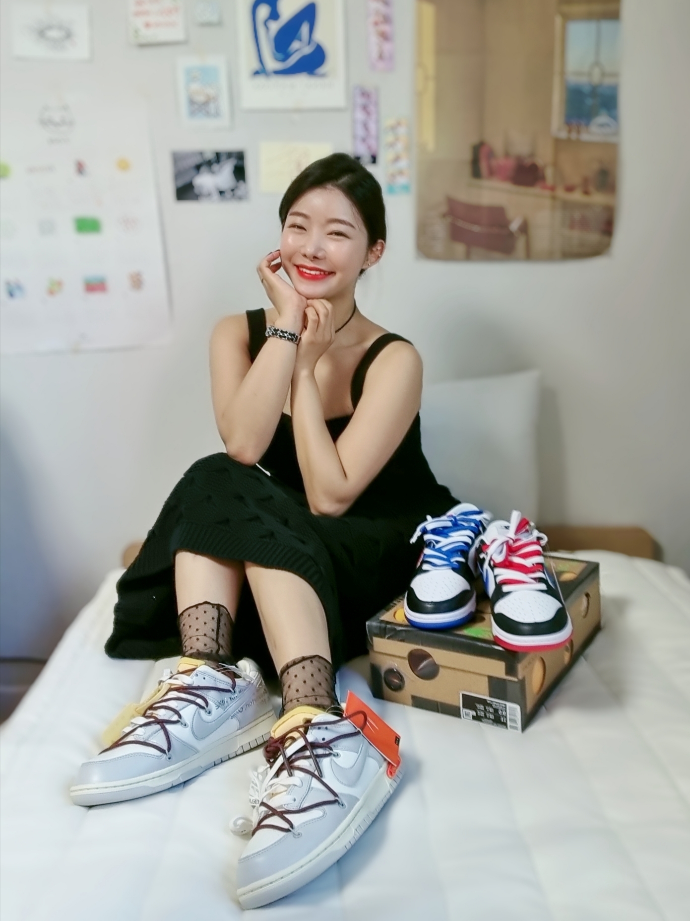 Nike x Off-White Dunk Low The 50 - Lot 46 착용 스타일 - 2