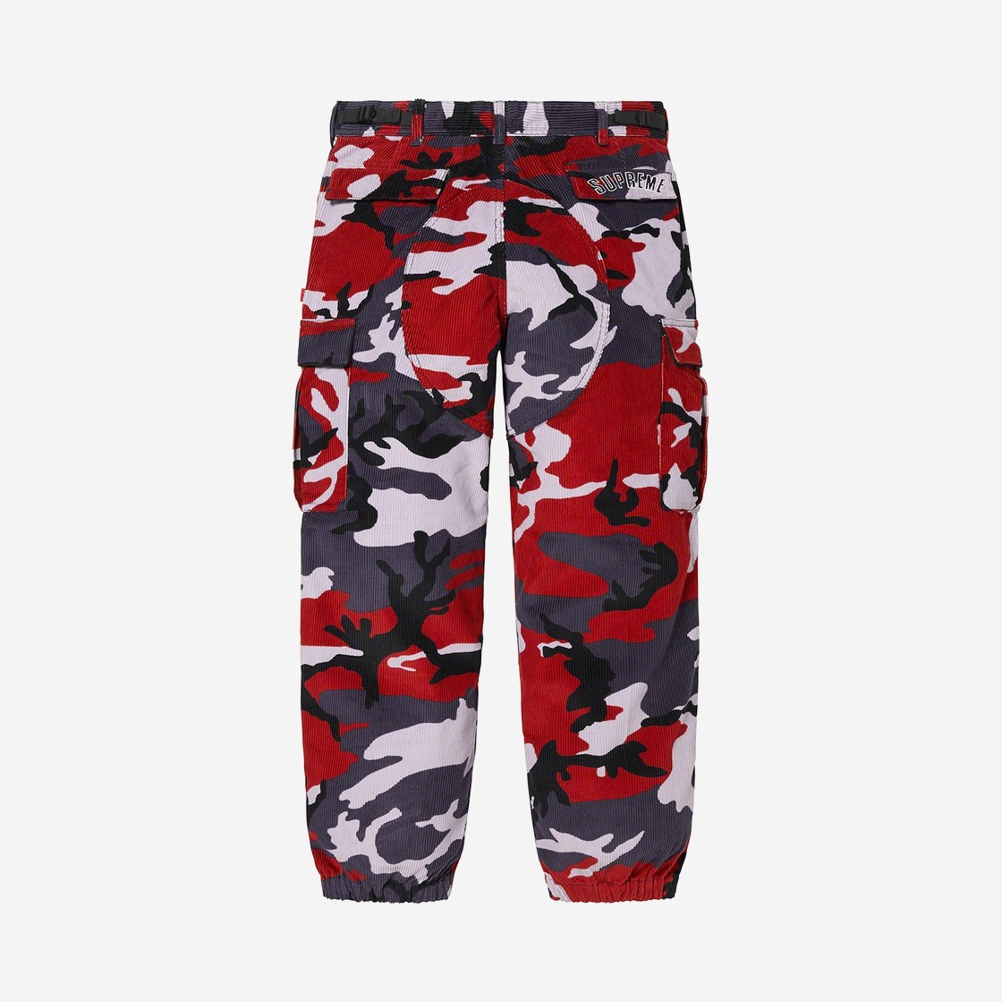 Supreme x Nike Arc Corduroy Cargo Pants Red Camo - 22SS 상세 이미지 2