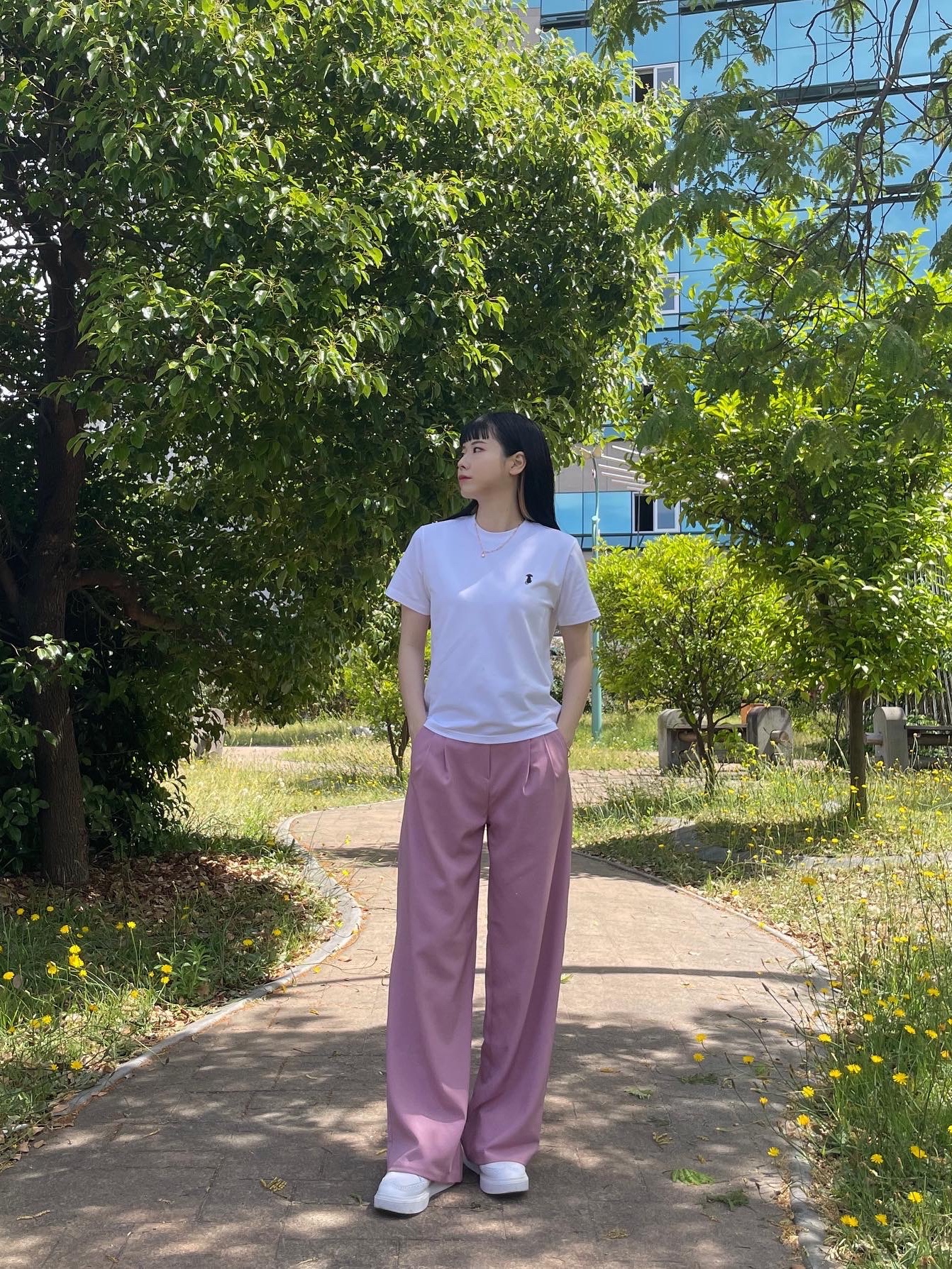 Nike x Peaceminusone Kwondo1 White 착용 스타일 - 2