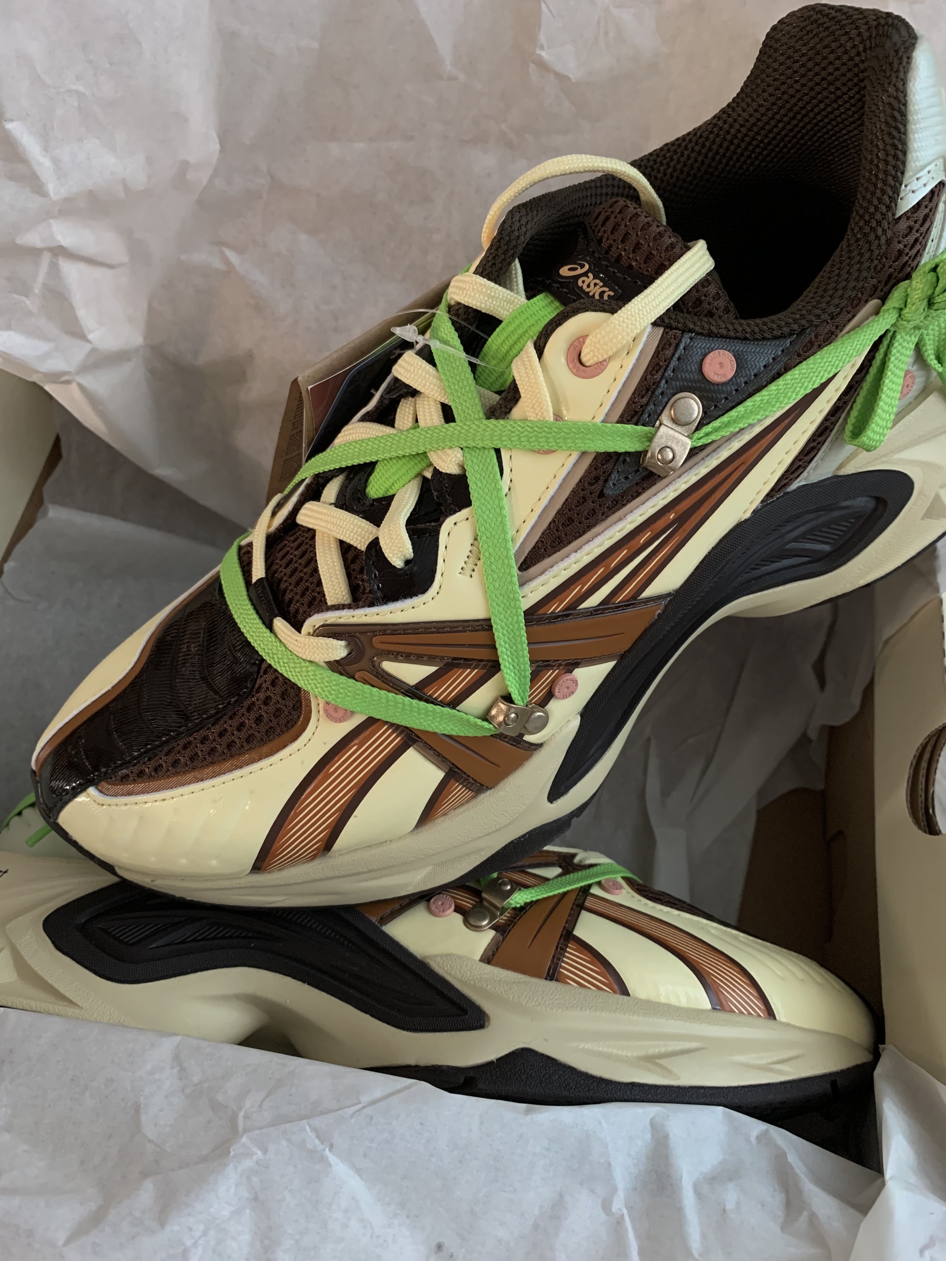 Asics x Andersson Bell HN2-S Protoblast Butter 착용 스타일