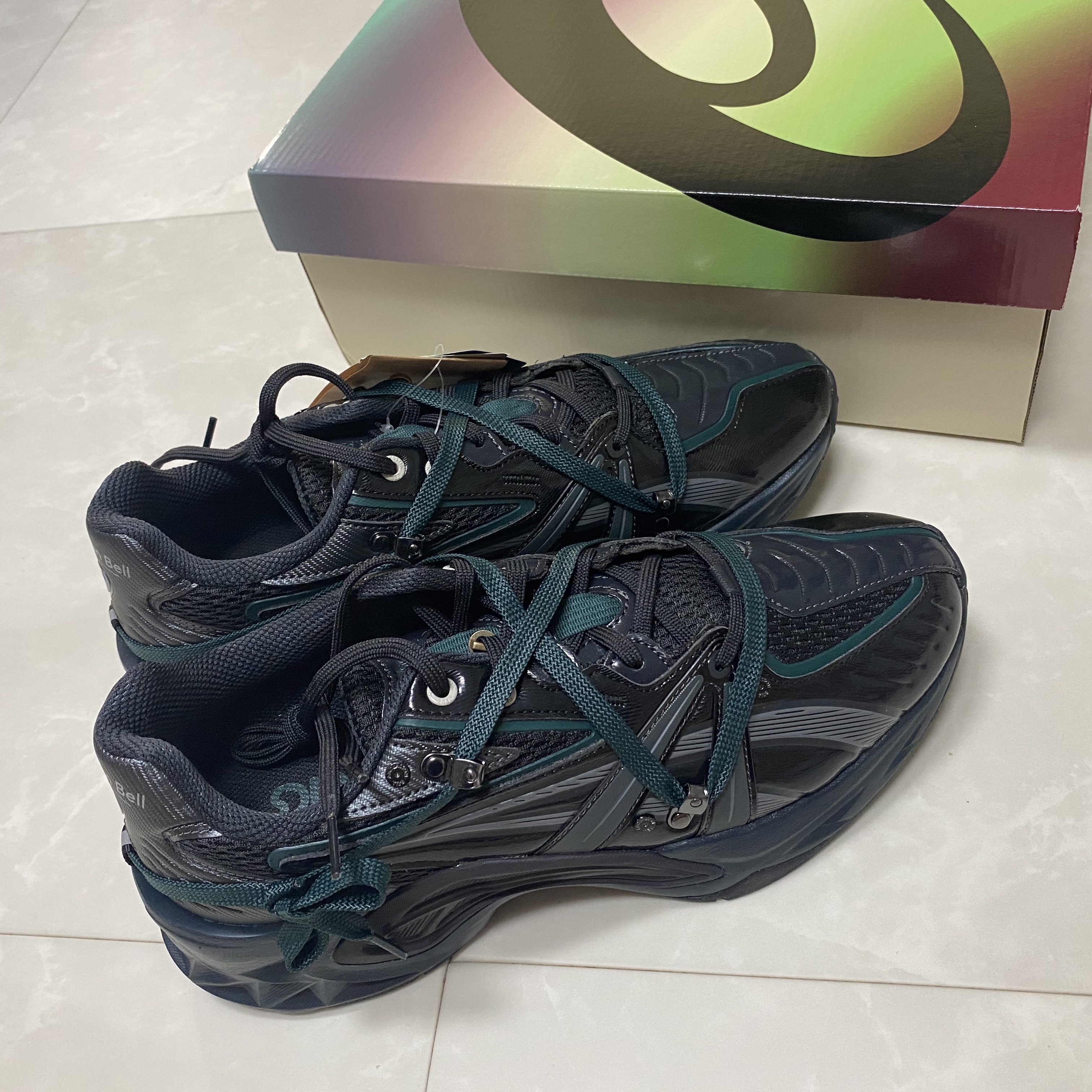 Asics x Andersson Bell HN2-S Protoblast Black 착용 스타일 - 2