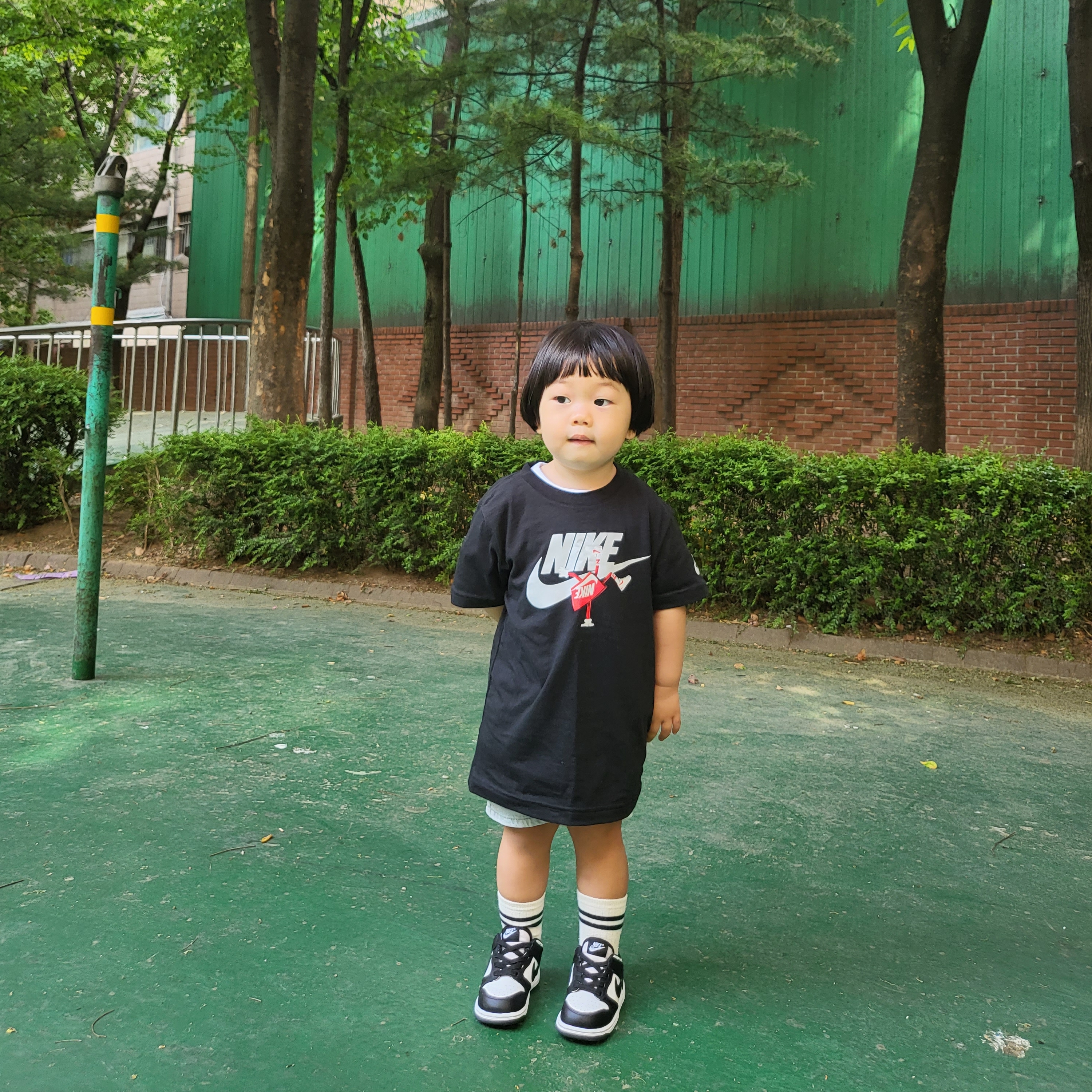 (TD) Nike Dunk Low Black, Nike Dunk Low Retro Black 착용 스타일 - 3