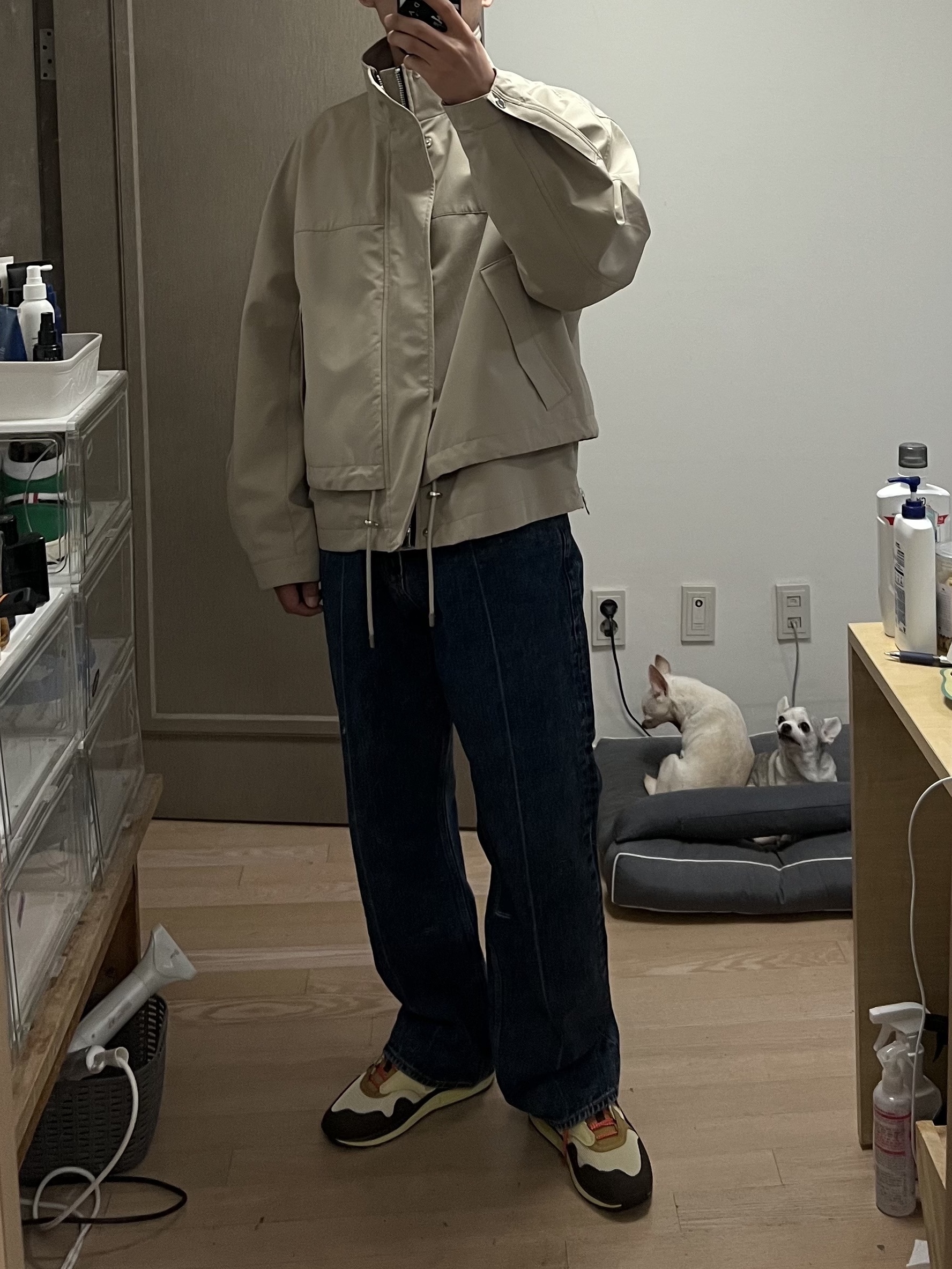 Nike x Travis Scott Air Max 1 Cact.us Brown, Nike ACG Cargo Shorts Black - US/EU 착용 스타일 - 5