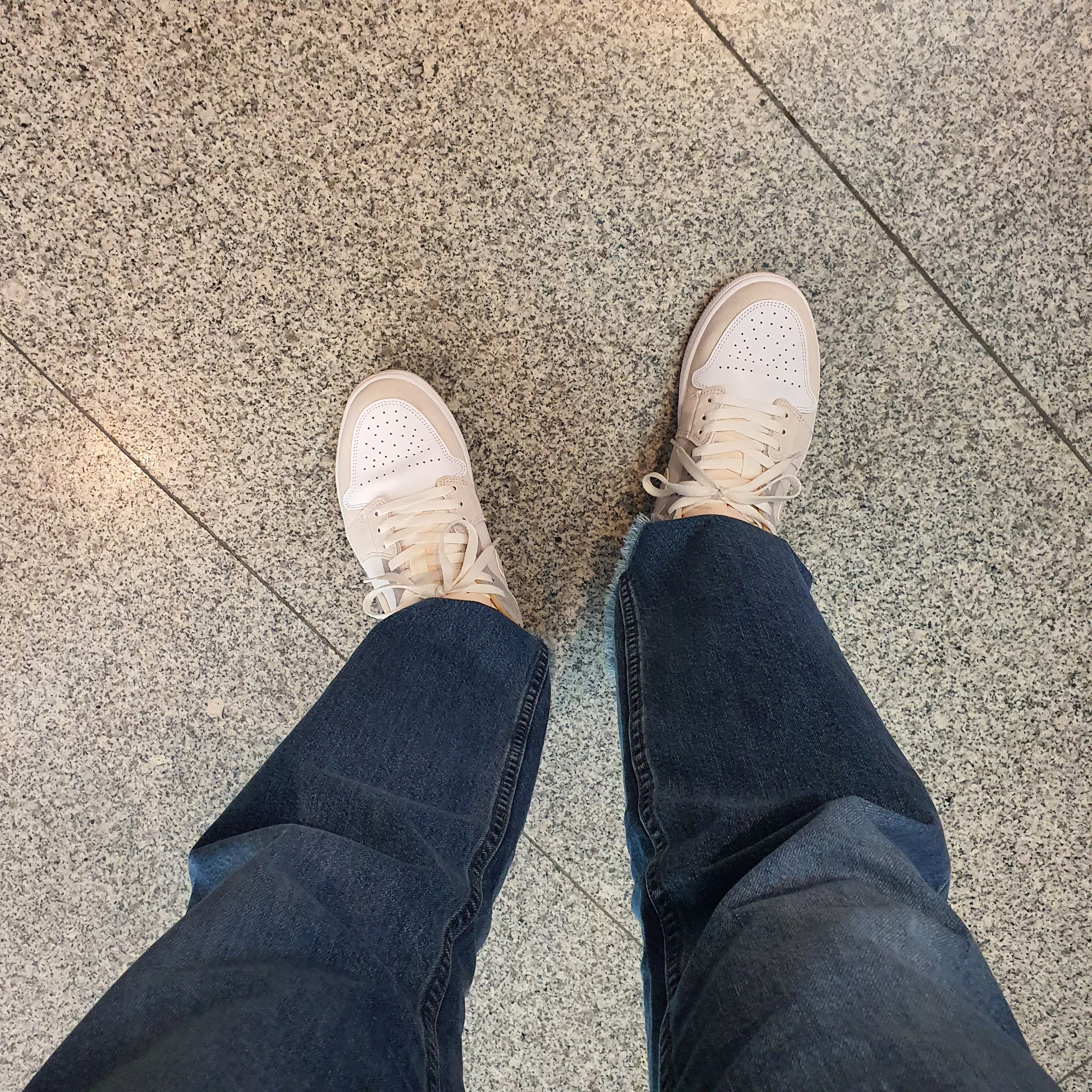 Jordan 1 Low SE Craft White and Phantom 착용 스타일