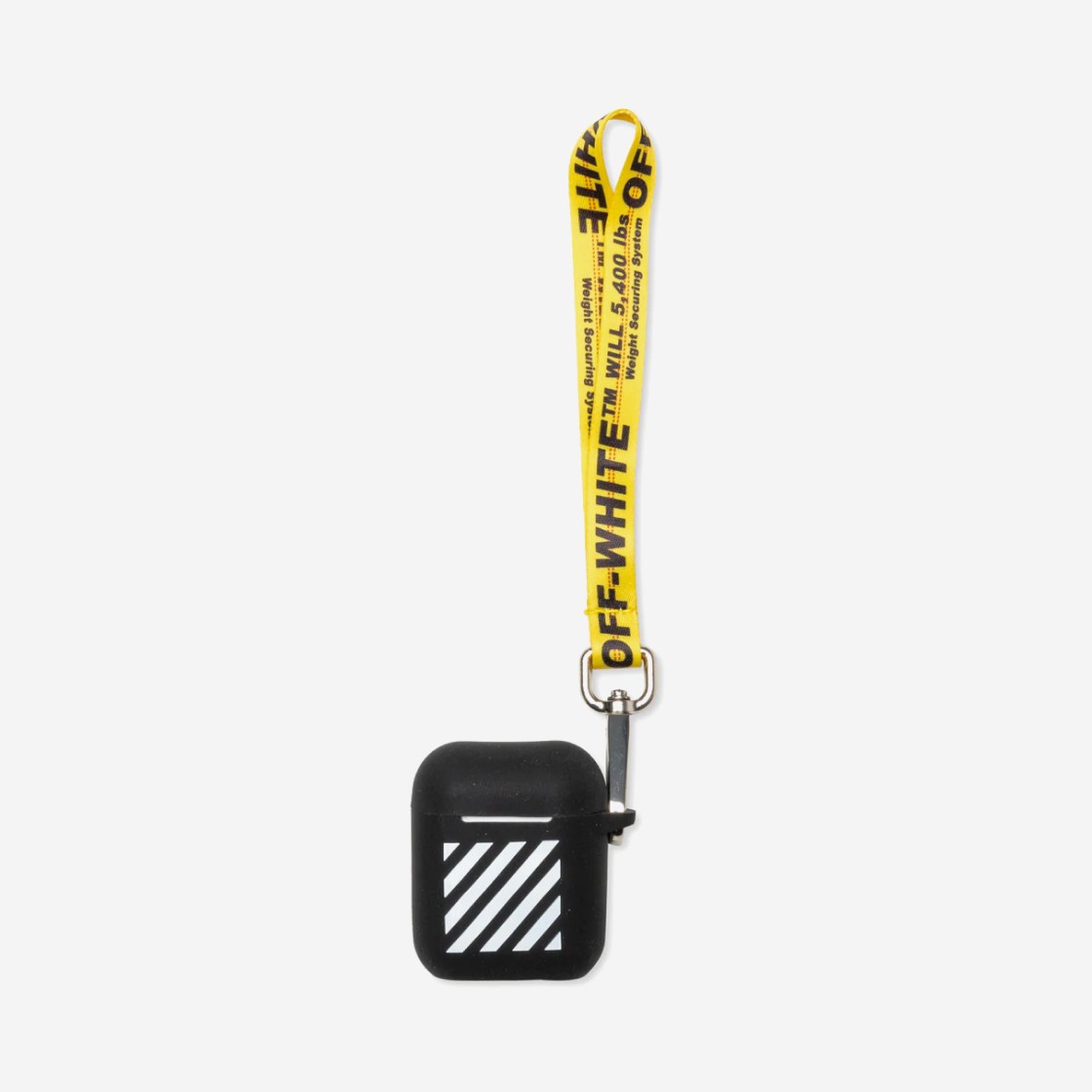 Off-White Diag Silicon AirPods Case Black 상세 이미지 2