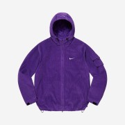 Supreme x Nike Arc Corduroy Hooded Jacket Purple - 22SS