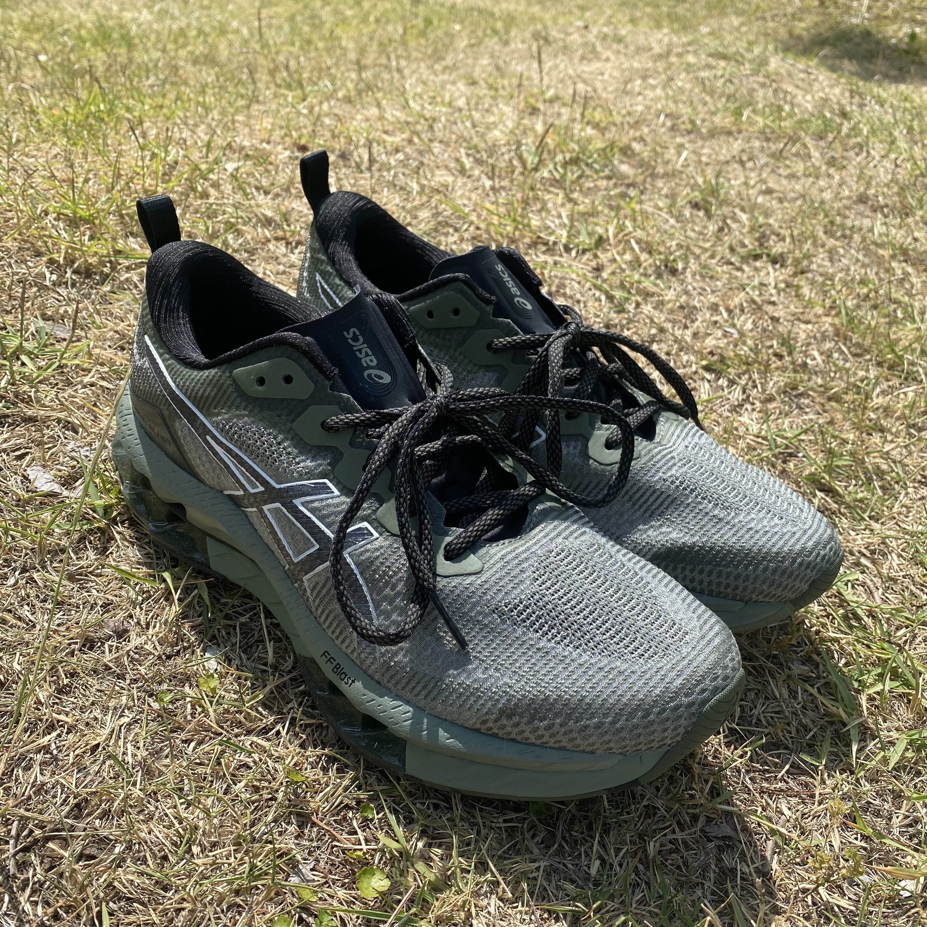 Asics Gel-Kinsei Blast LE Linchen Green White 착용 스타일