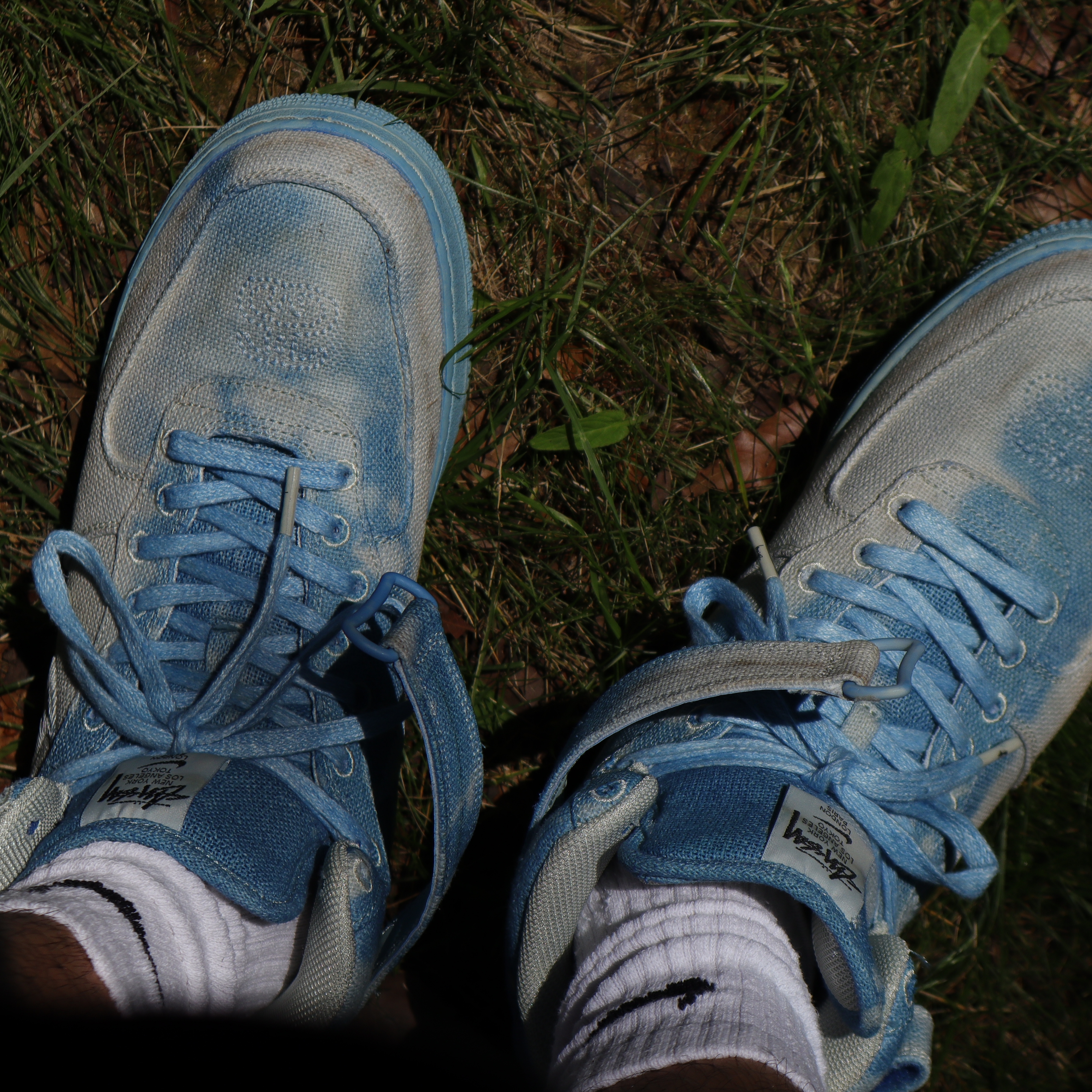 Nike x Stussy Air Force 1 '07 Mid SP Fossil 착용 스타일 - 5