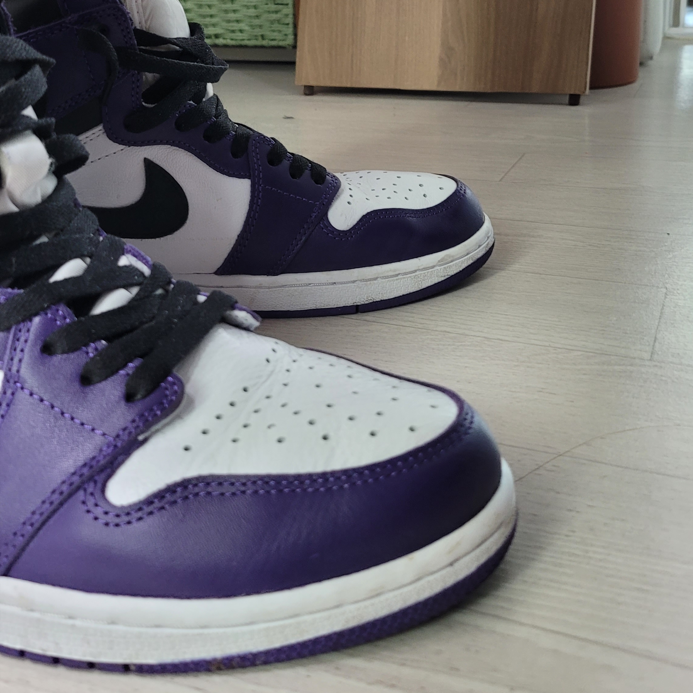 Jordan 1 Retro High OG Court Purple 2020 착용 스타일 - 2