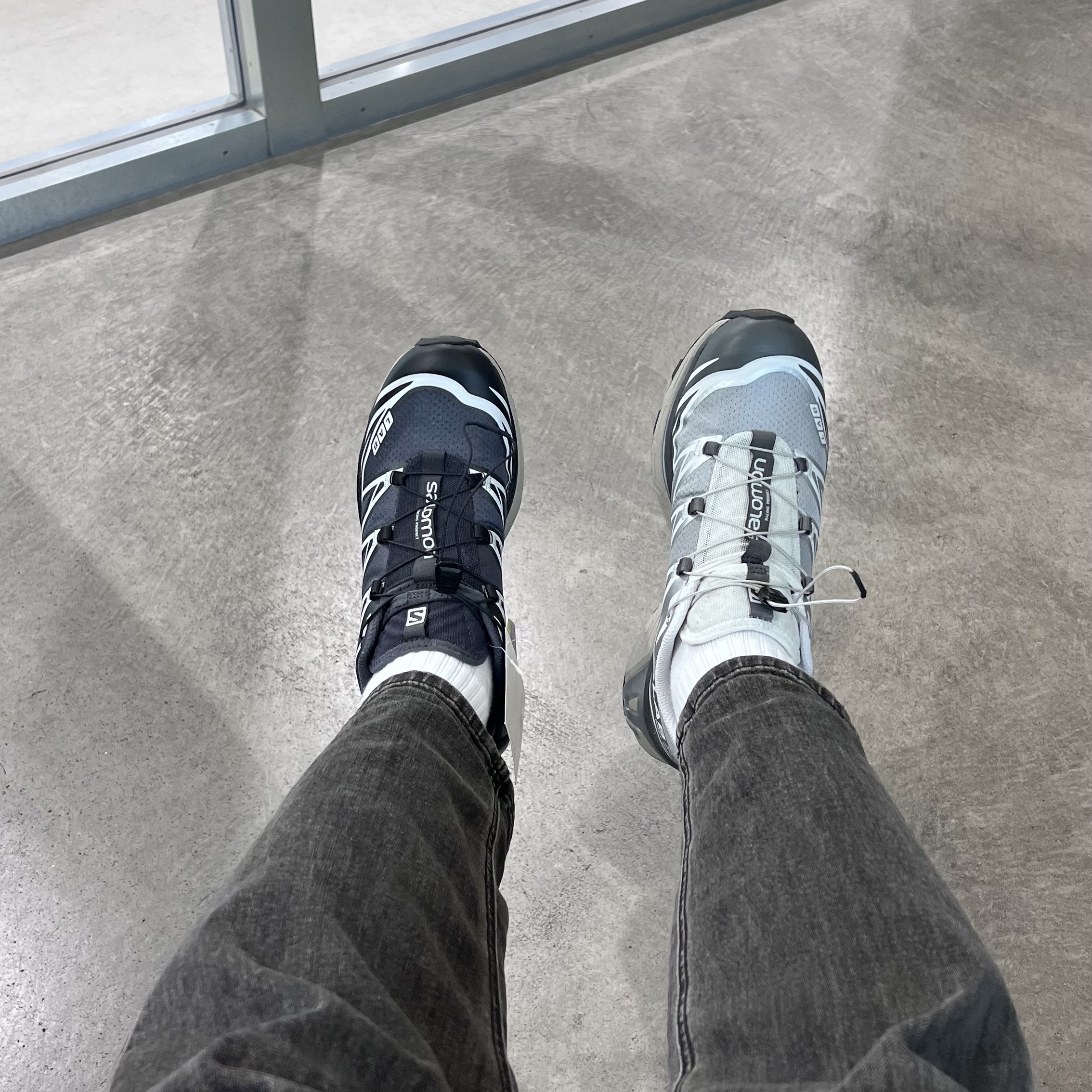 Salomon x DSM XT-6 Alloy, Salomon x DSM XT-6 Black 착용 스타일 - 1